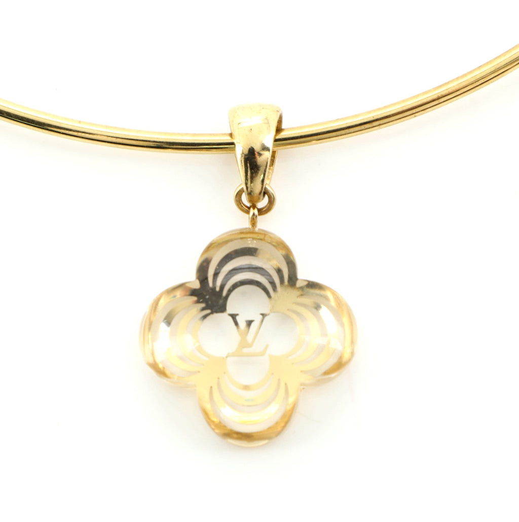 La Folie Choker Necklace Metal and Resin