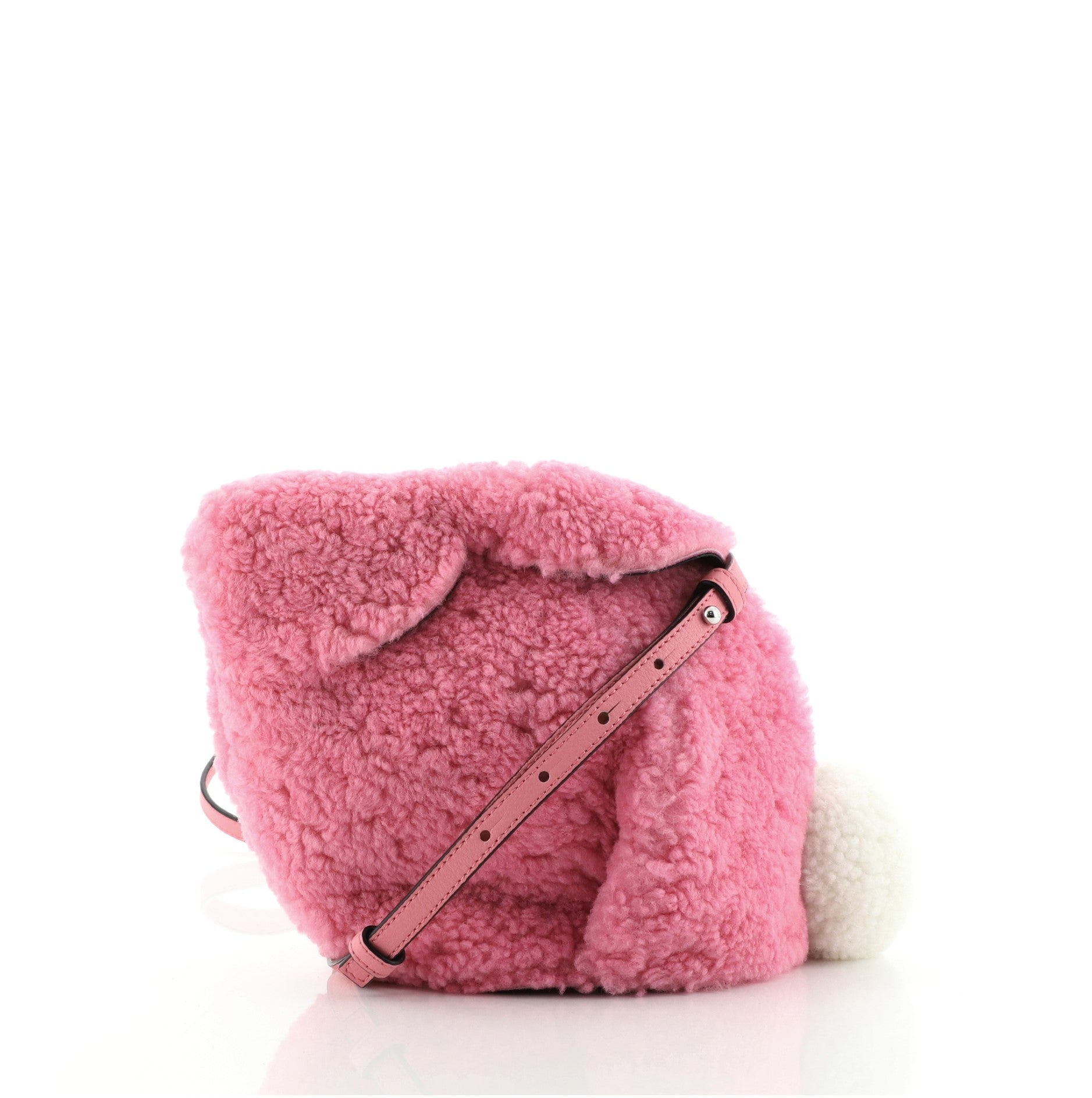 Rabbit Crossbody Bag Shearling Mini