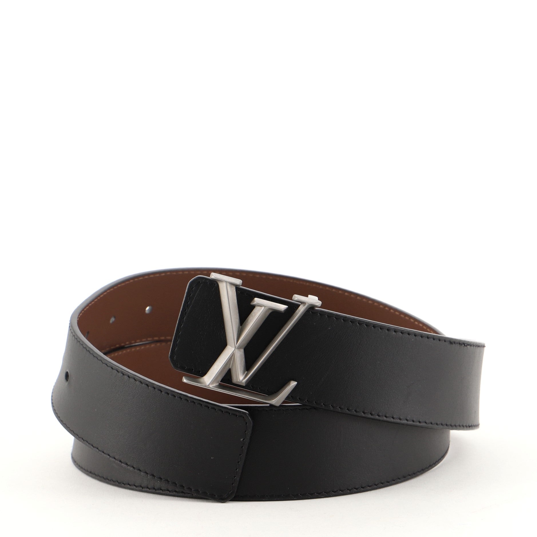 Pyramide Reversible Belt Leather Wide 95