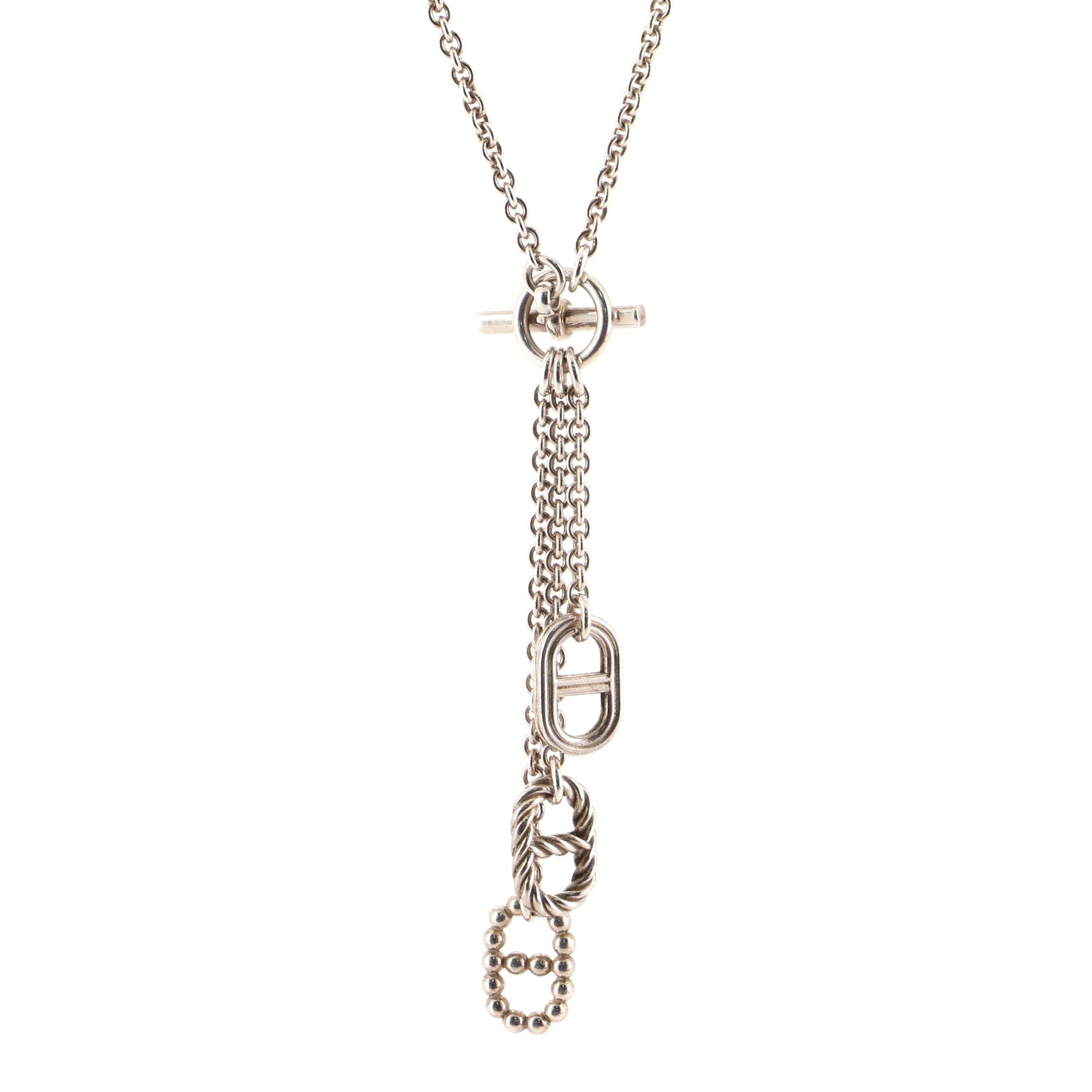 Chaine d'Ancre Parade Lariat Necklace Sterling Silver