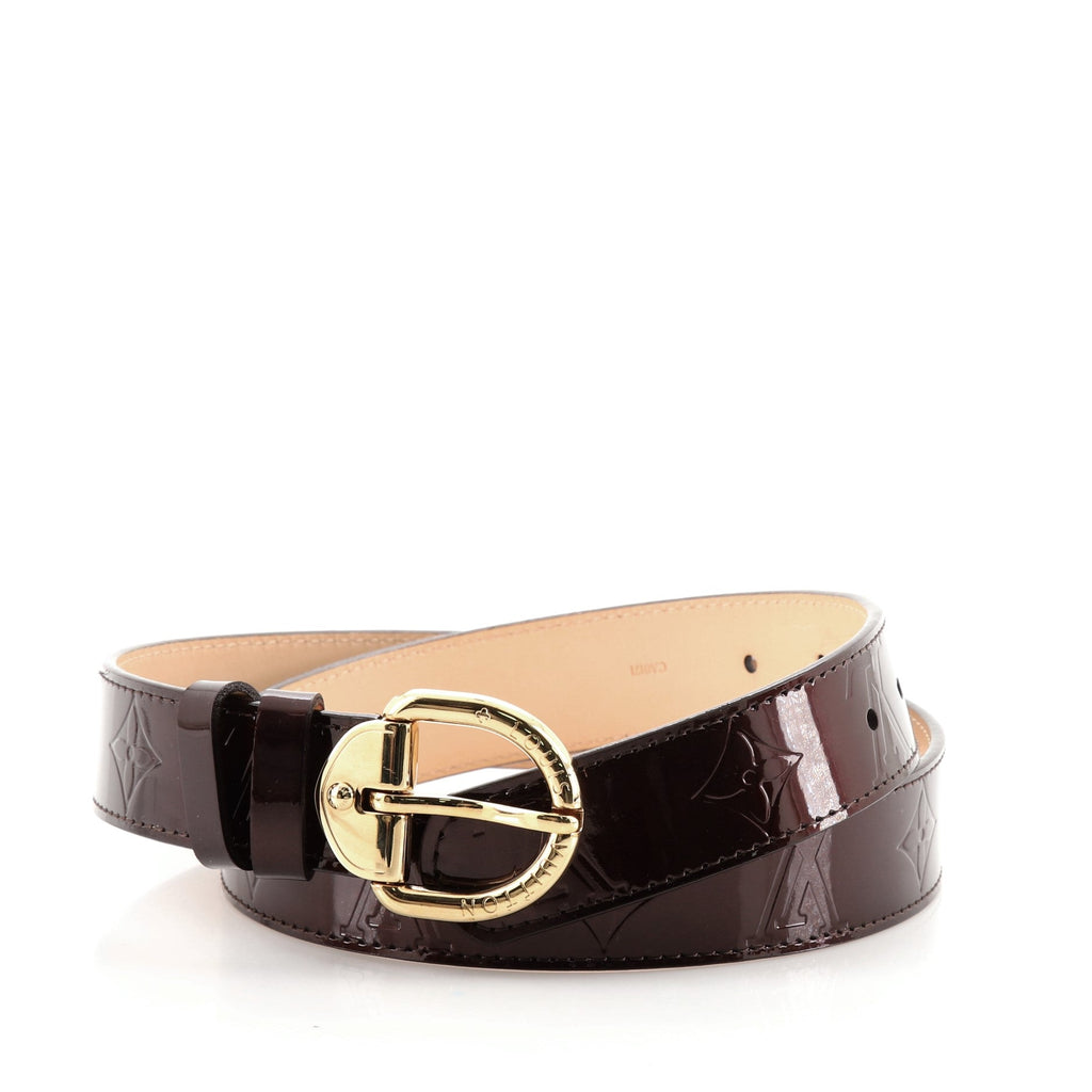 Ceinture Belt Monogram Vernis Medium 80