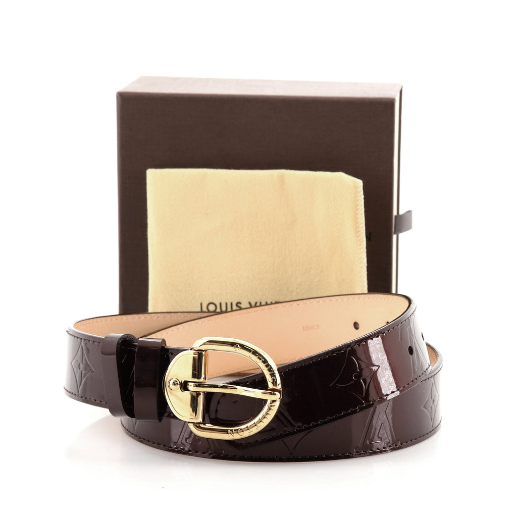 Ceinture Belt Monogram Vernis Medium 80