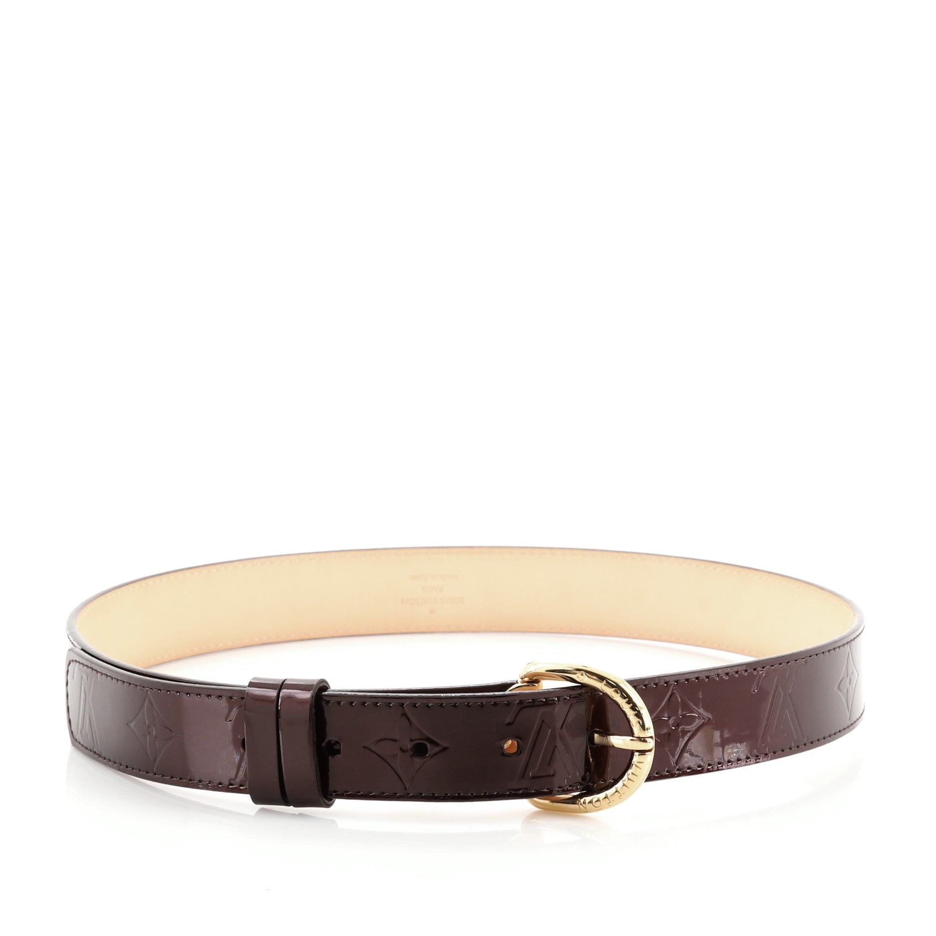 Ceinture Belt Monogram Vernis Medium 80