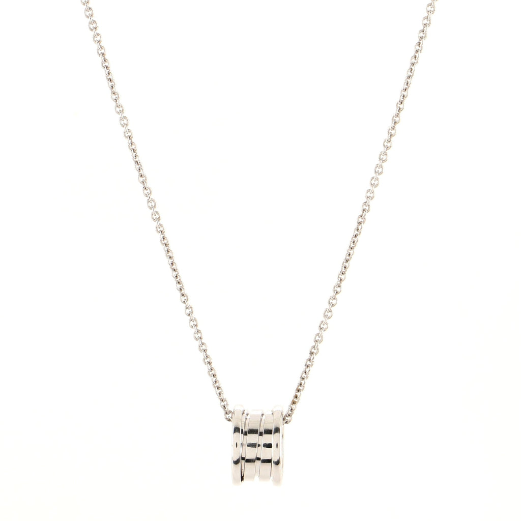 B.Zero1 Pendant Necklace 18K White Gold