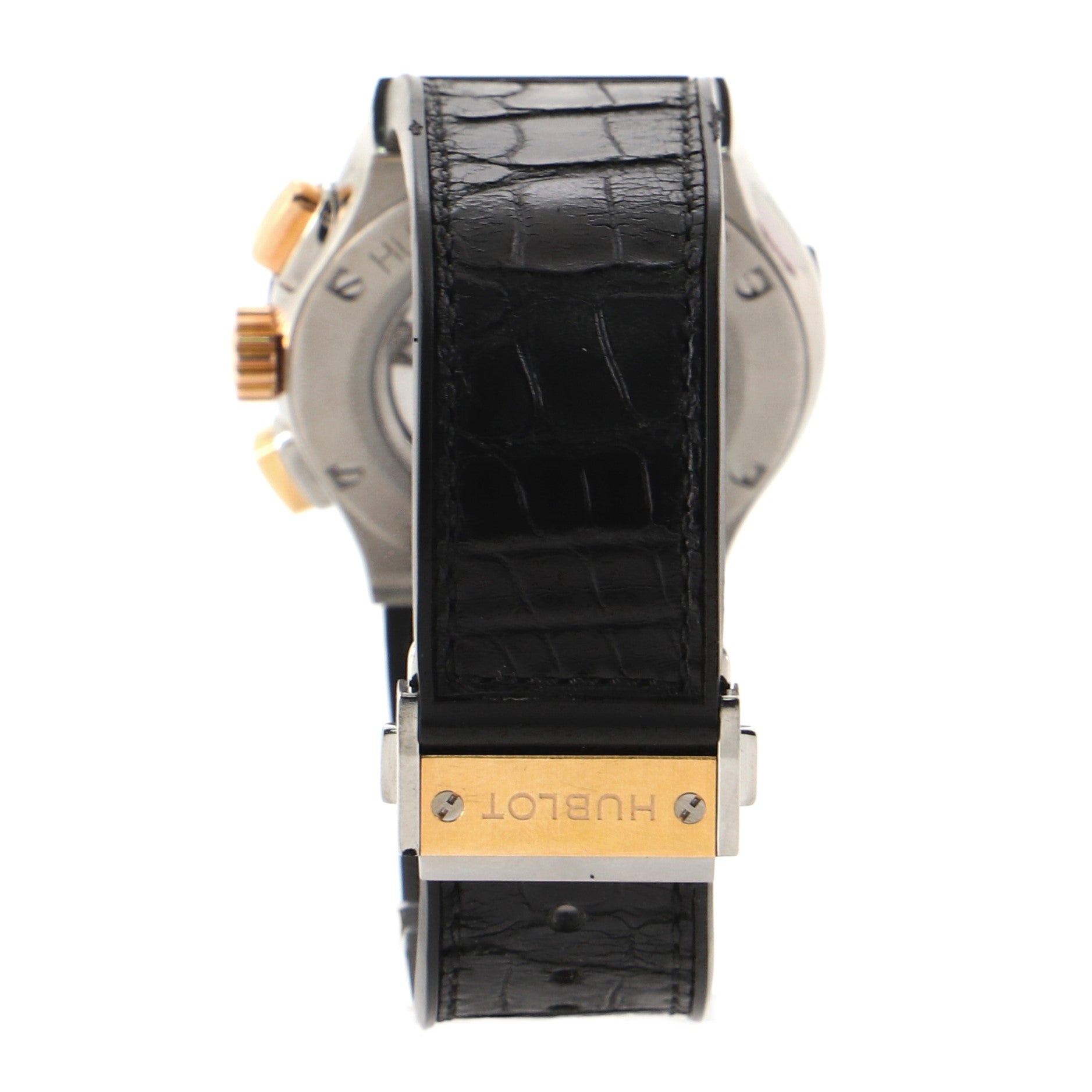 Classic Fusion Aerofusion Chronograph Automatic Watch Titanium and Rose Gold with Alligator and Rubber 45
