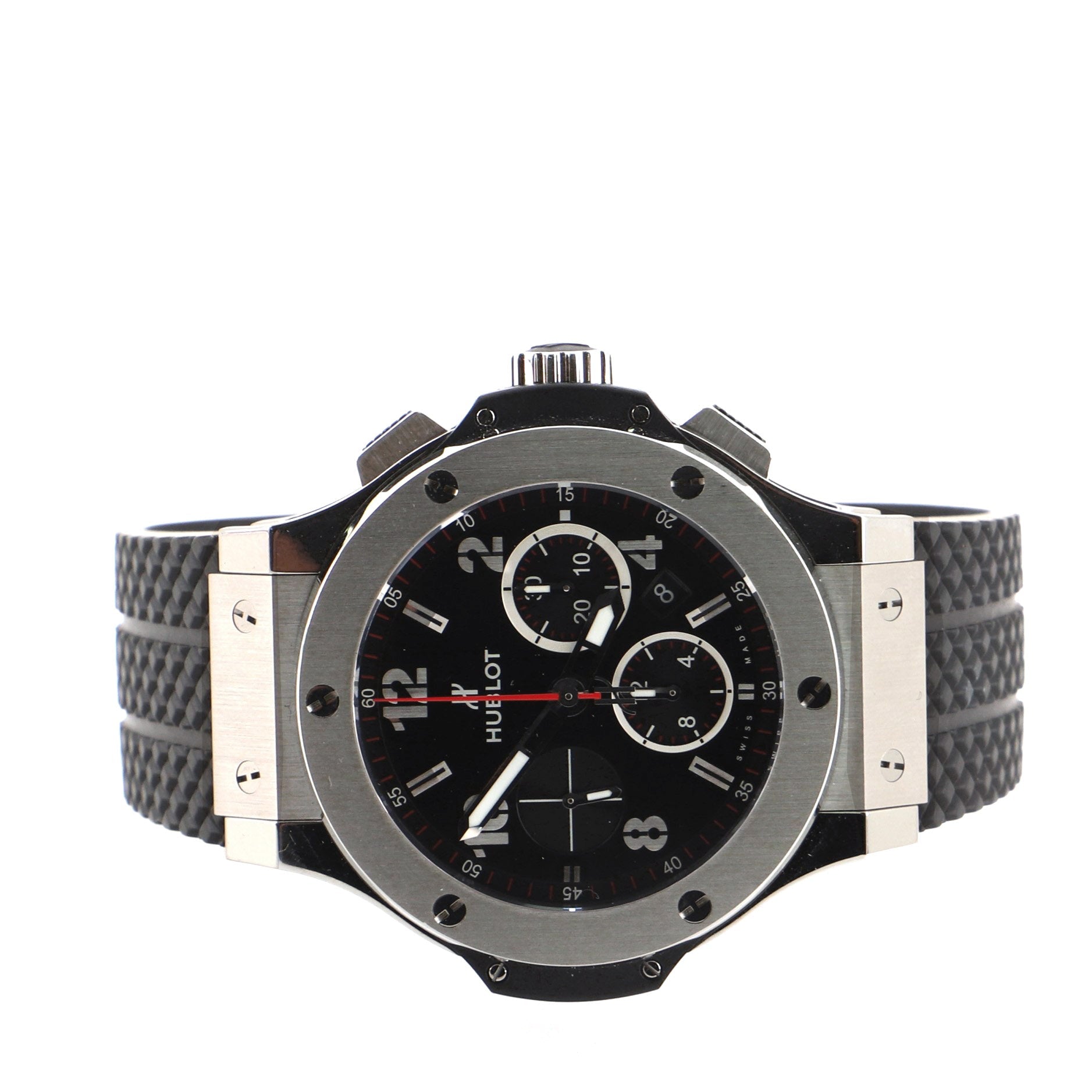 Big Bang Chronograph Automatic Watch Stainless Steel and Rubber 44