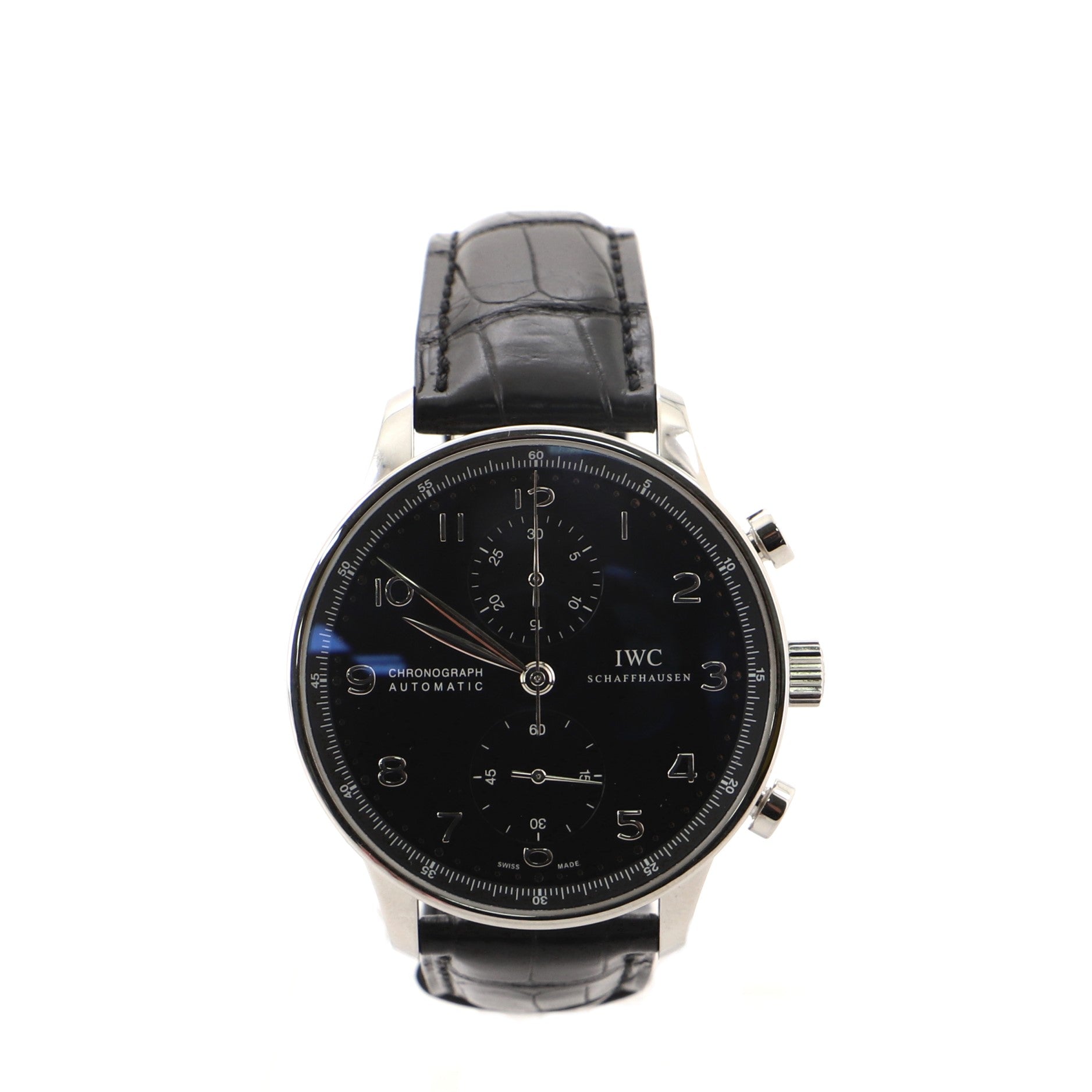 Portugieser Chronograph Automatic Watch Stainless Steel and Alligator 41