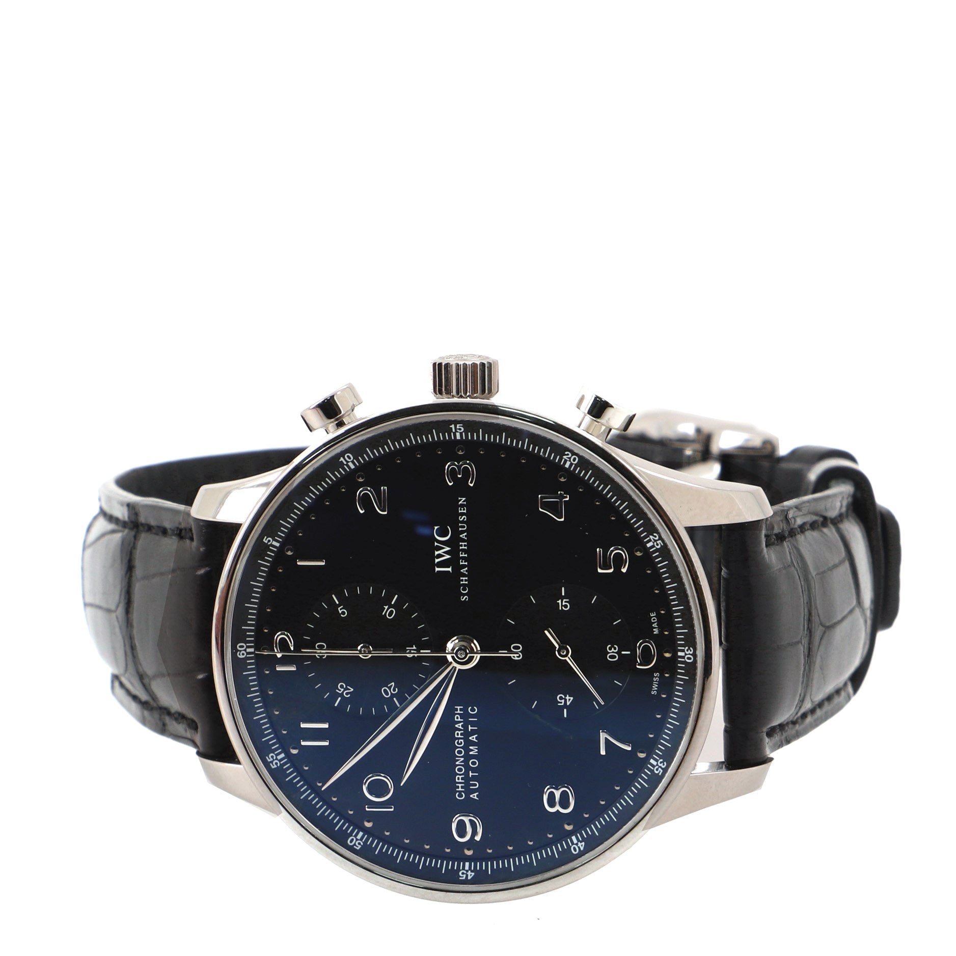 Portugieser Chronograph Automatic Watch Stainless Steel and Alligator 41