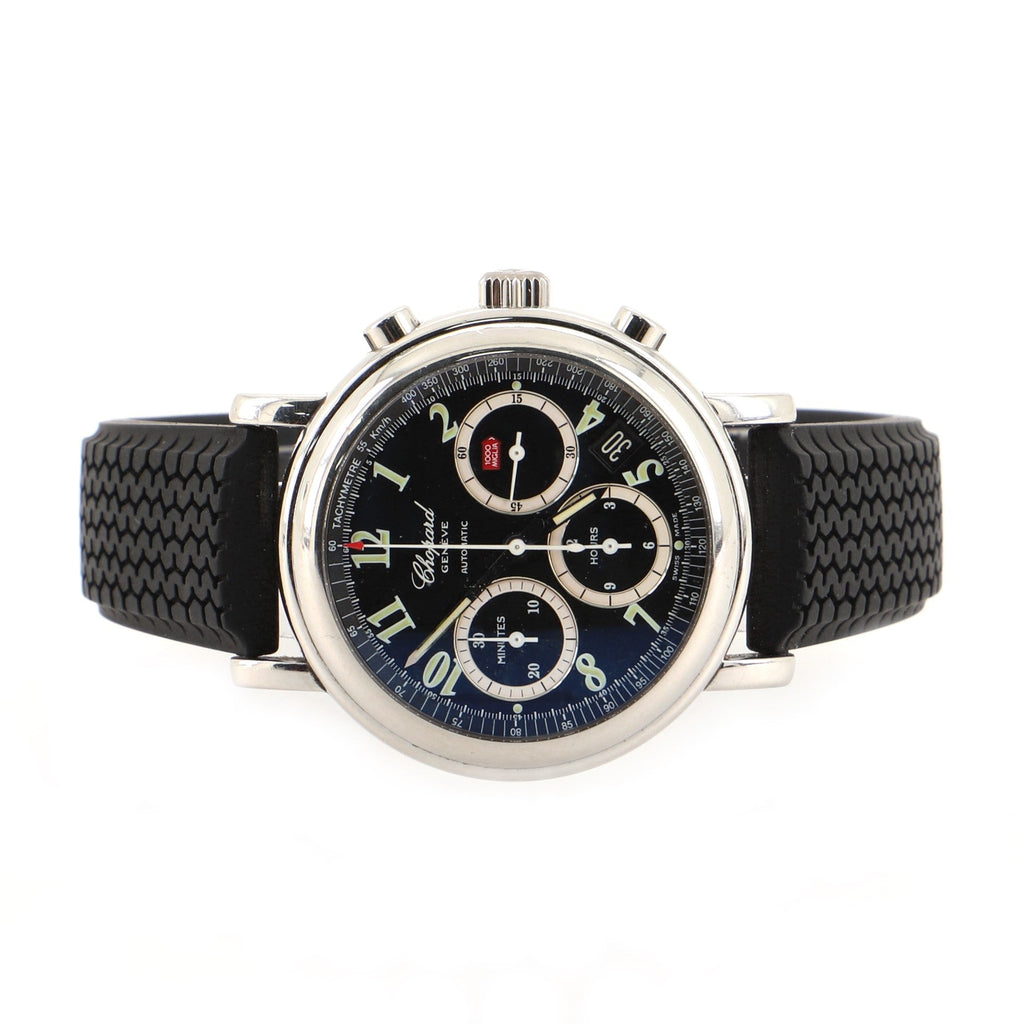 Mille Miglia Chronograph Automatic Watch Stainless Steel and Rubber 39
