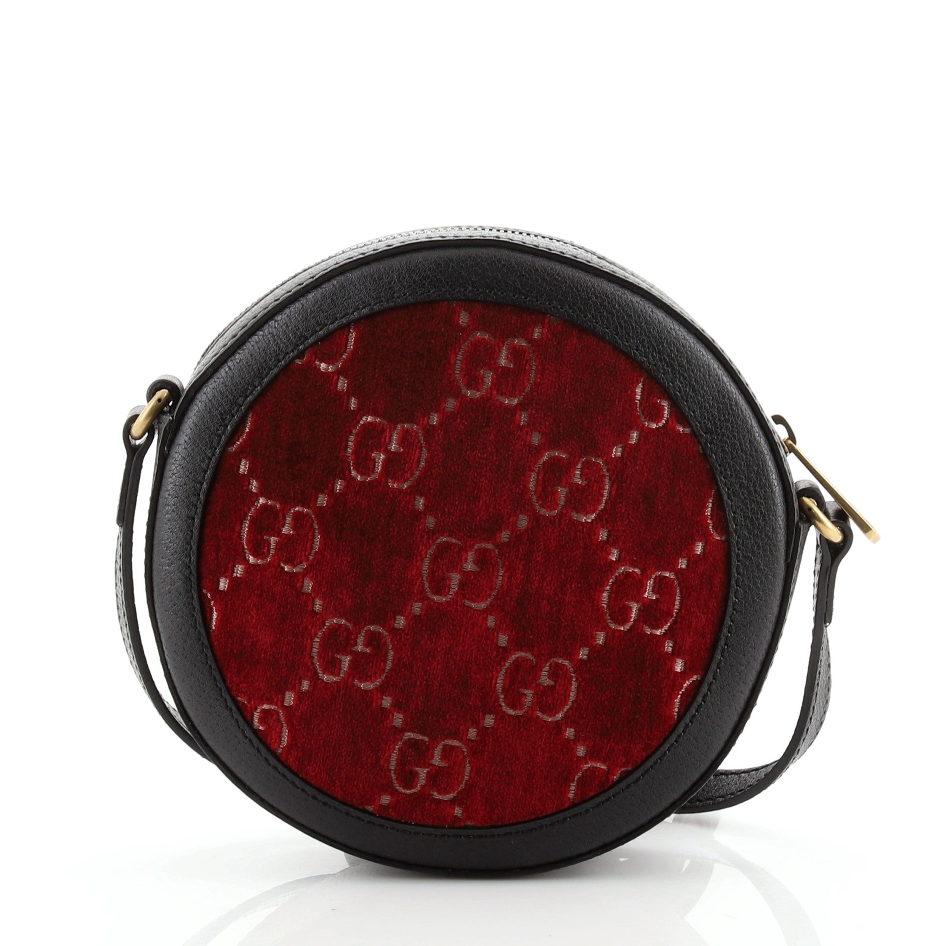 Ophidia Round Shoulder Bag GG Velvet Mini