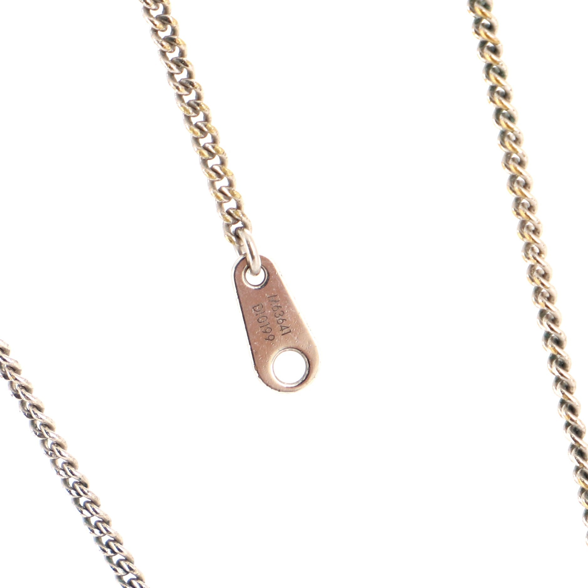 Collier Charms Necklace Metal with Monogram Eclipse Canvas