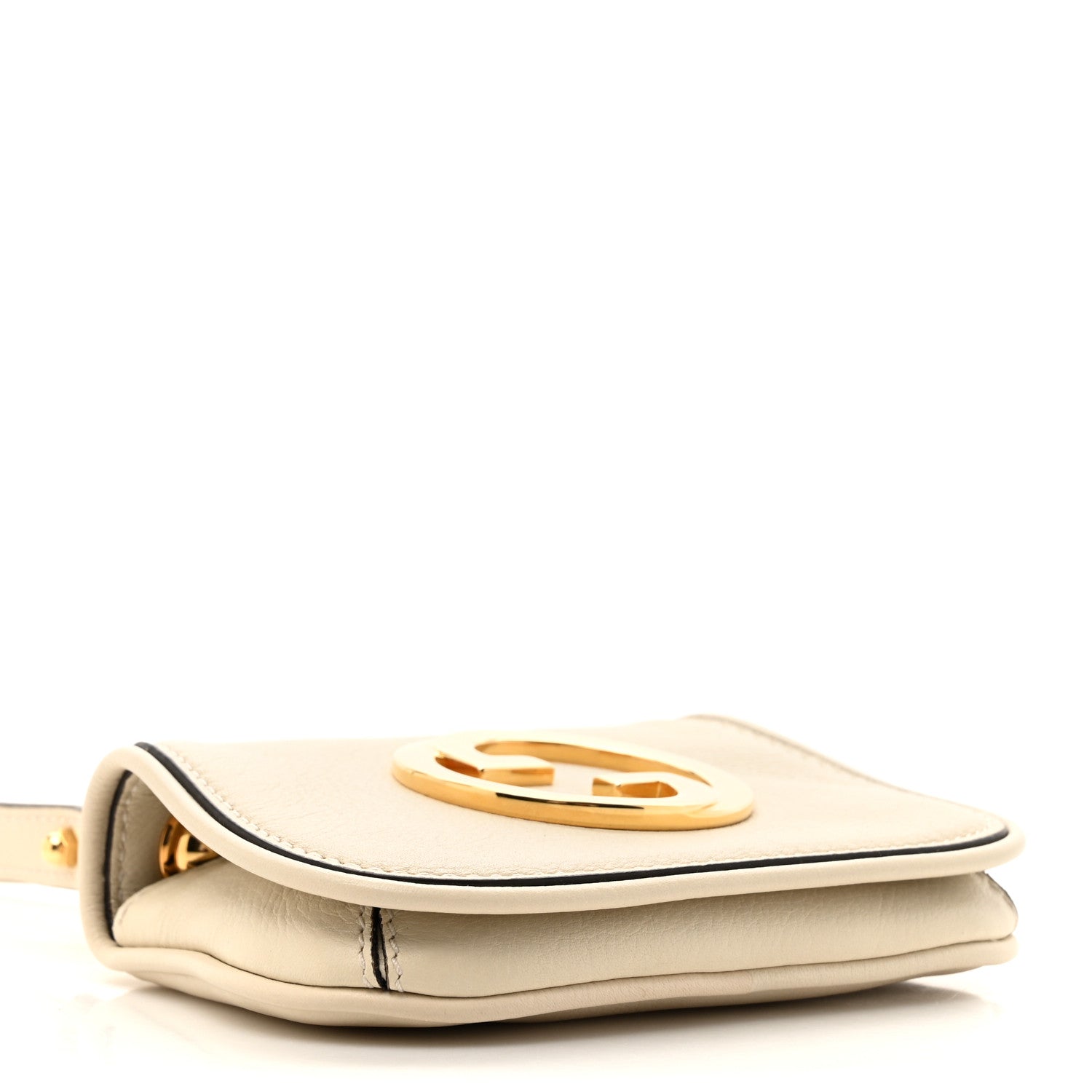 Roxy Calfskin Blondie  Case Wallet with Strap Mystic White