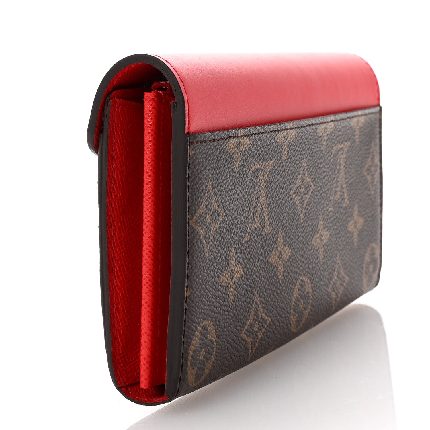 Monogram Tribal Mask Sarah Wallet Rouge