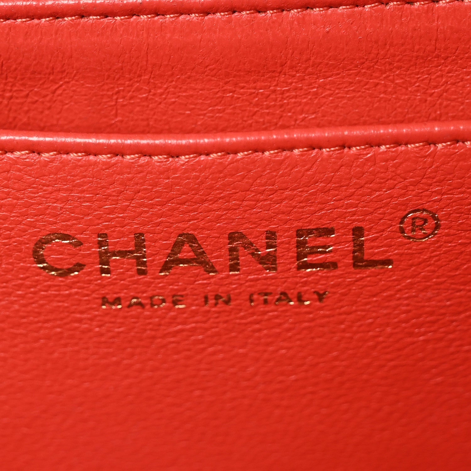 Lambskin Quilted Maxi Single Flap Red