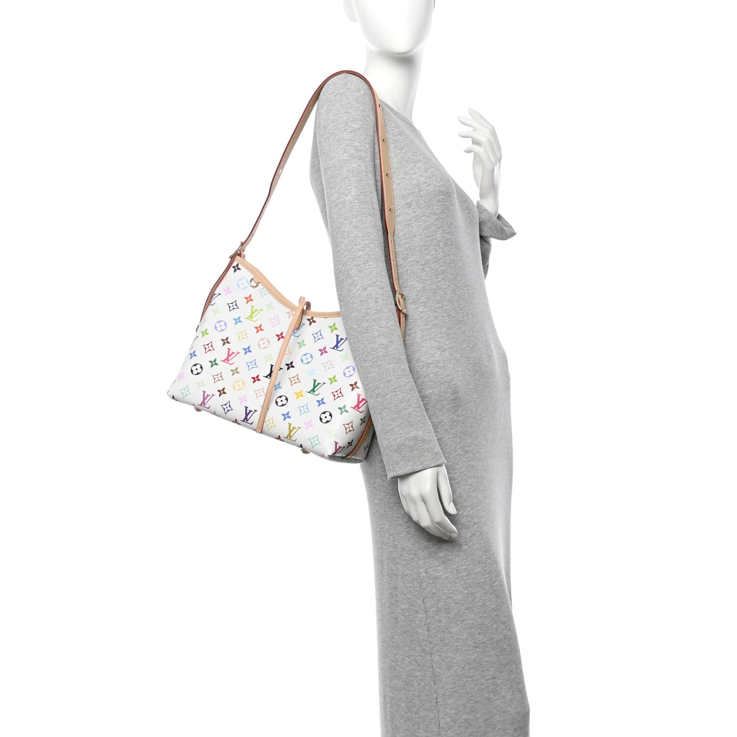 LV X TM Monogram Multicolor CarryAll PM White
