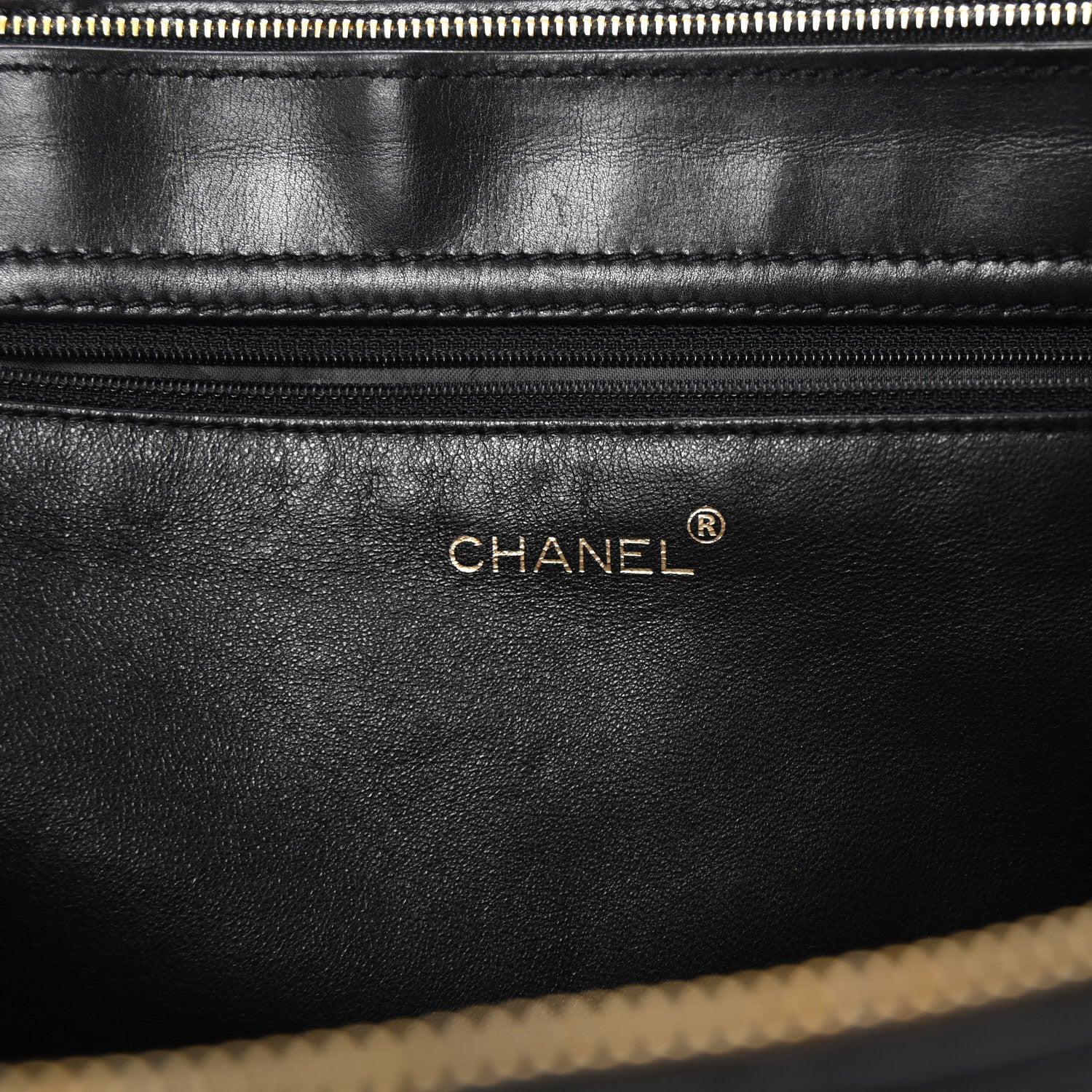 Lambskin Bekko Chain Large Shoulder Bag Black