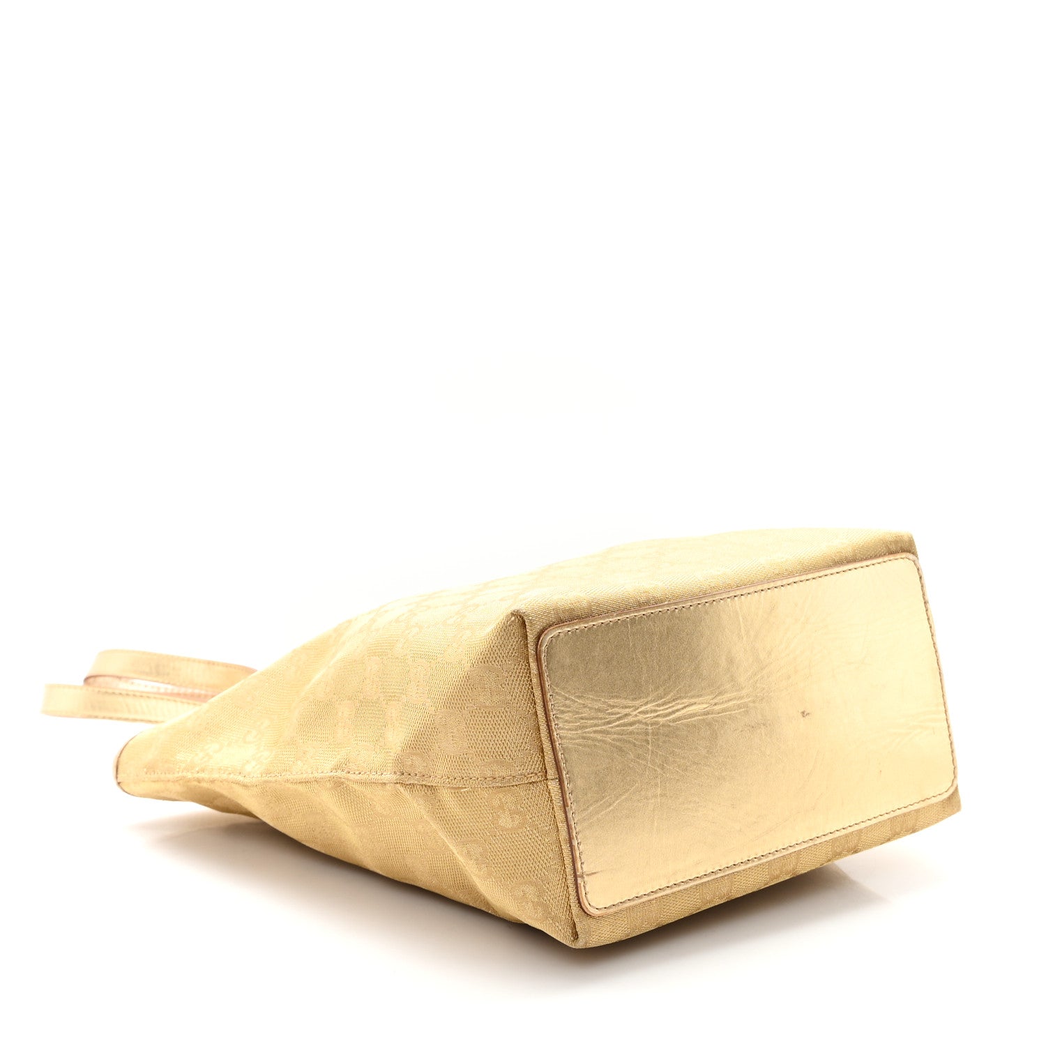 Monogram Small Bucket Tote Gold