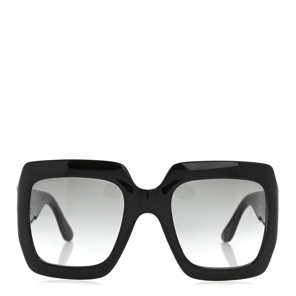 Acetate Square Frame Sunglasses GG0053S Black