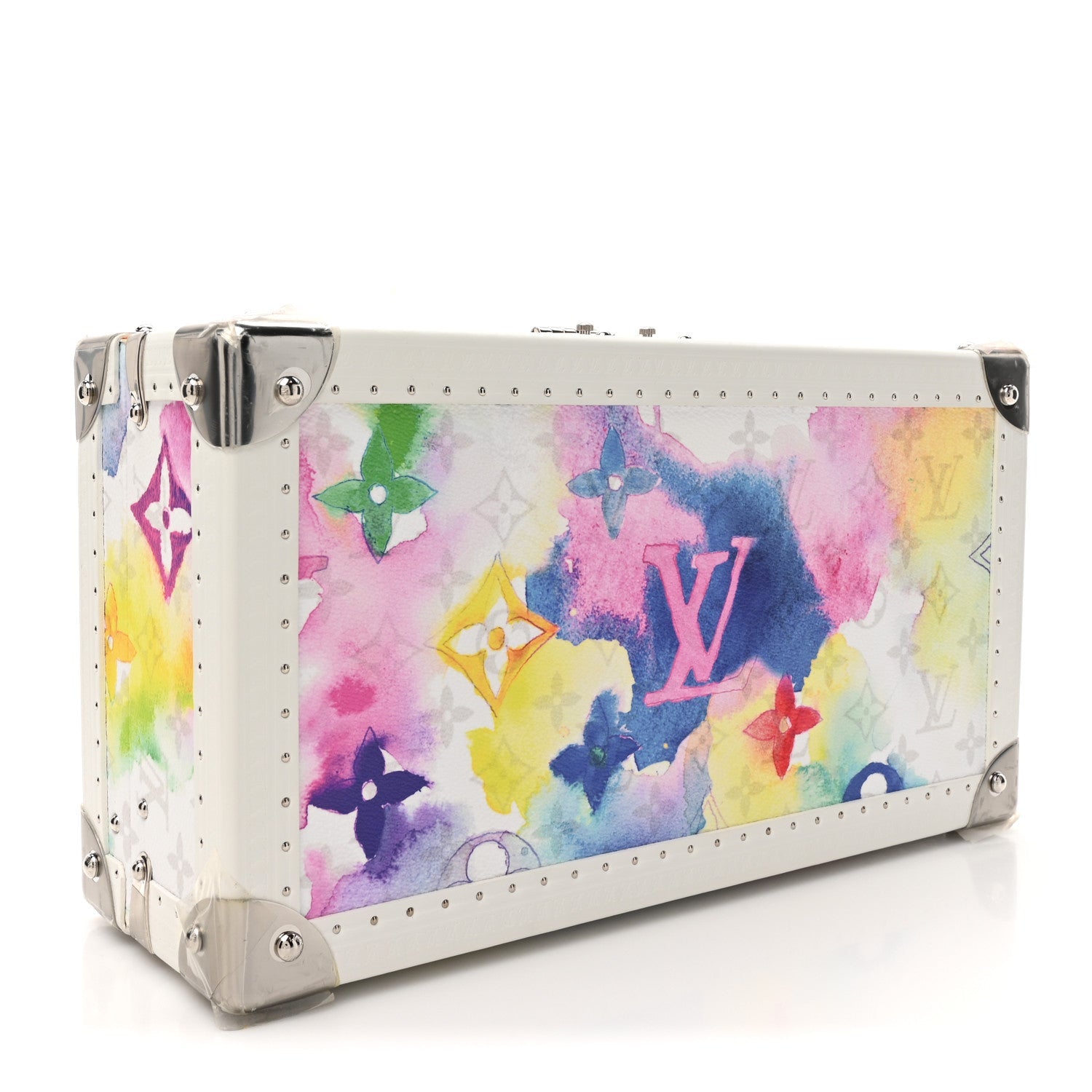 Monogram Watercolor Coffret 8 Watch Case Multicolor