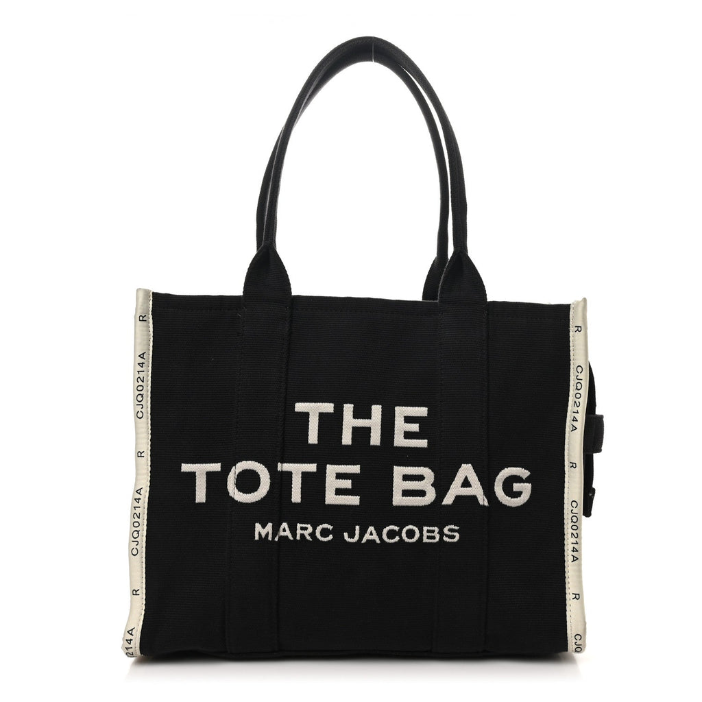 Jacquard Large The Traveler Tote Bag Black
