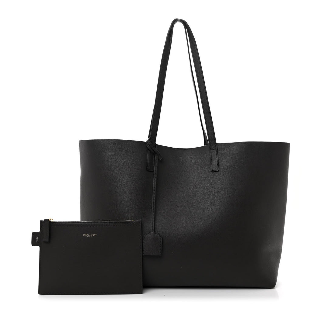 Calfskin Large Shopping Tote Earth