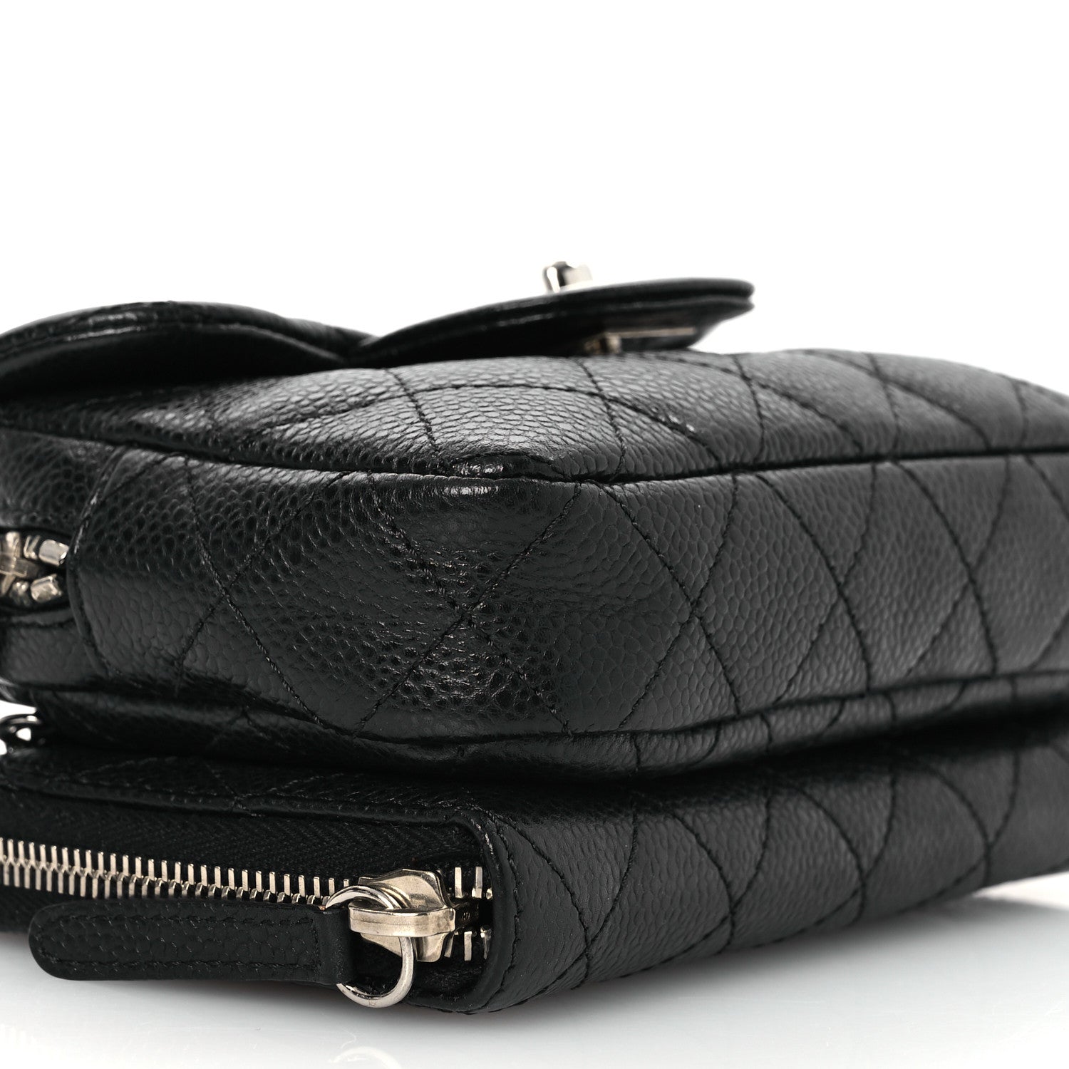 Caviar Quilted New Mini Flap Black
