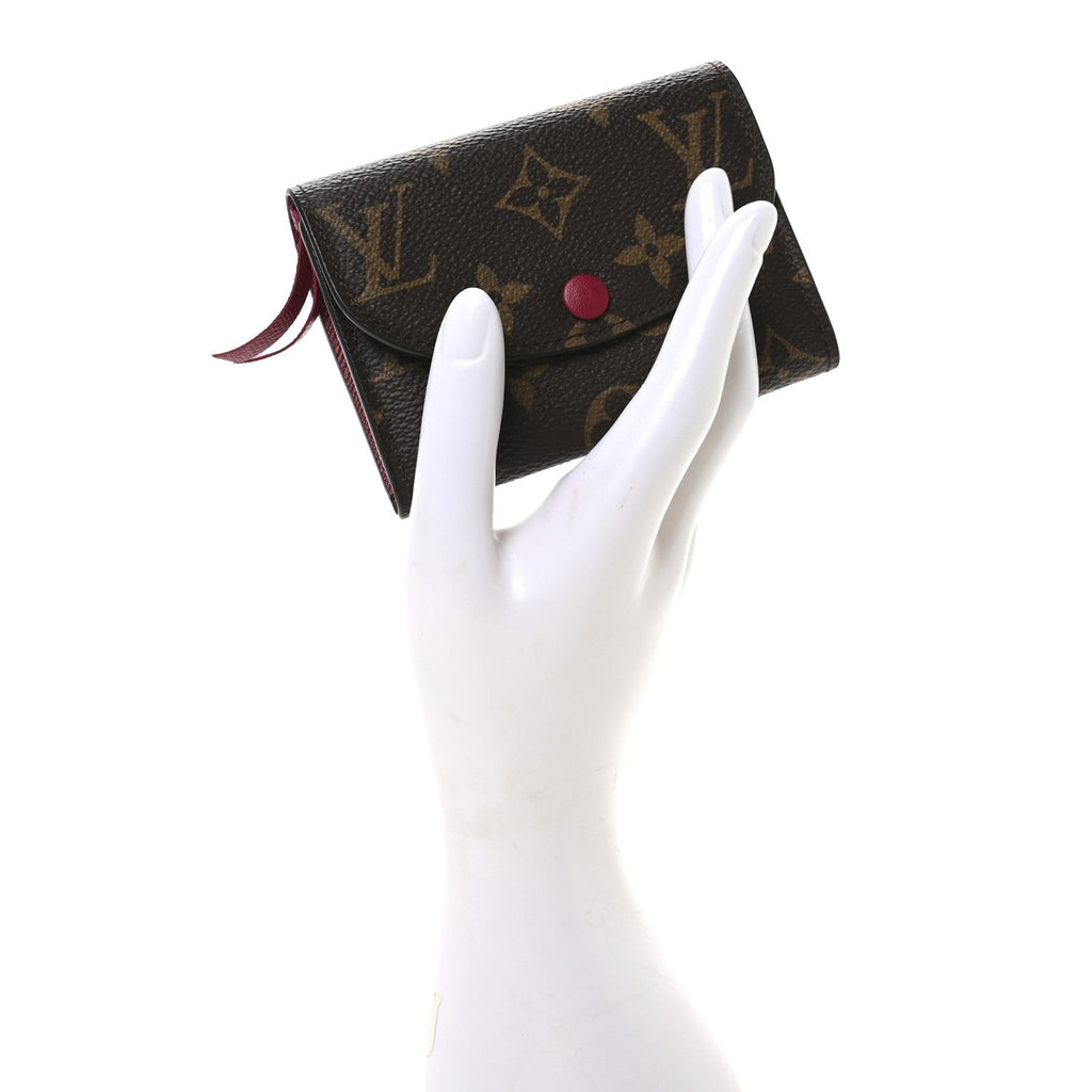 Monogram Rosalie Coin Purse Fuchsia