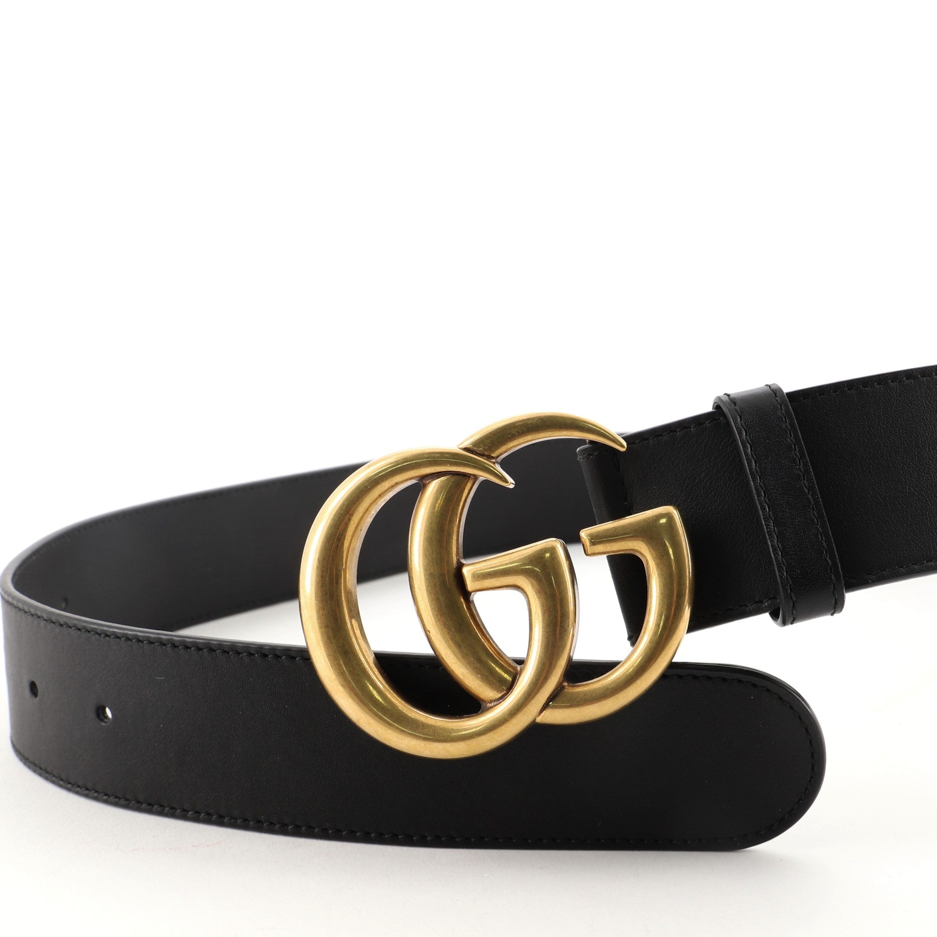 GG Marmont Belt Leather Wide 80