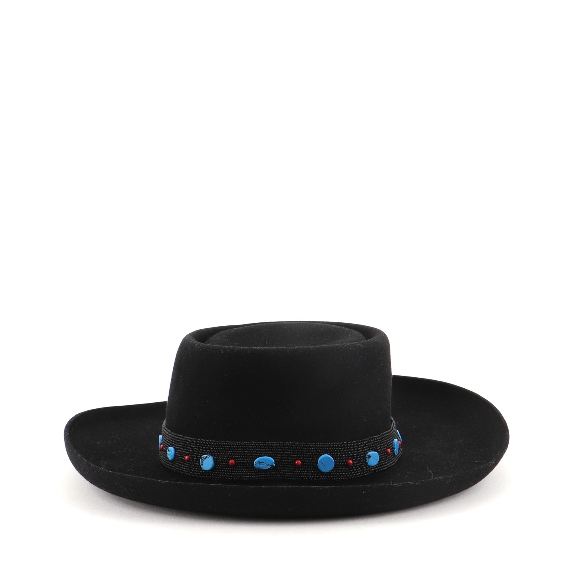 Wild Panama Hat Felt with Beaded Accent Large
