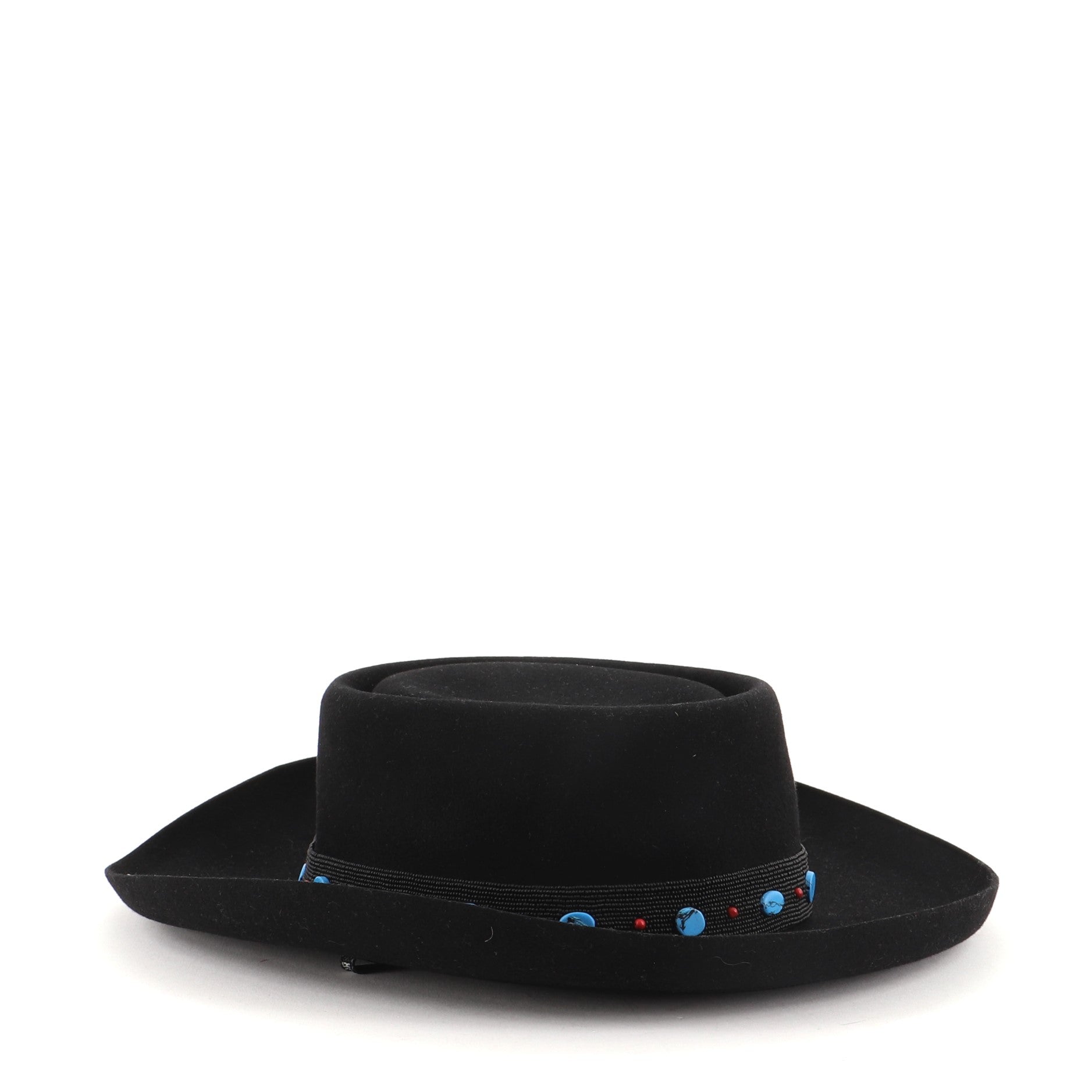 Wild Panama Hat Felt with Beaded Accent Large