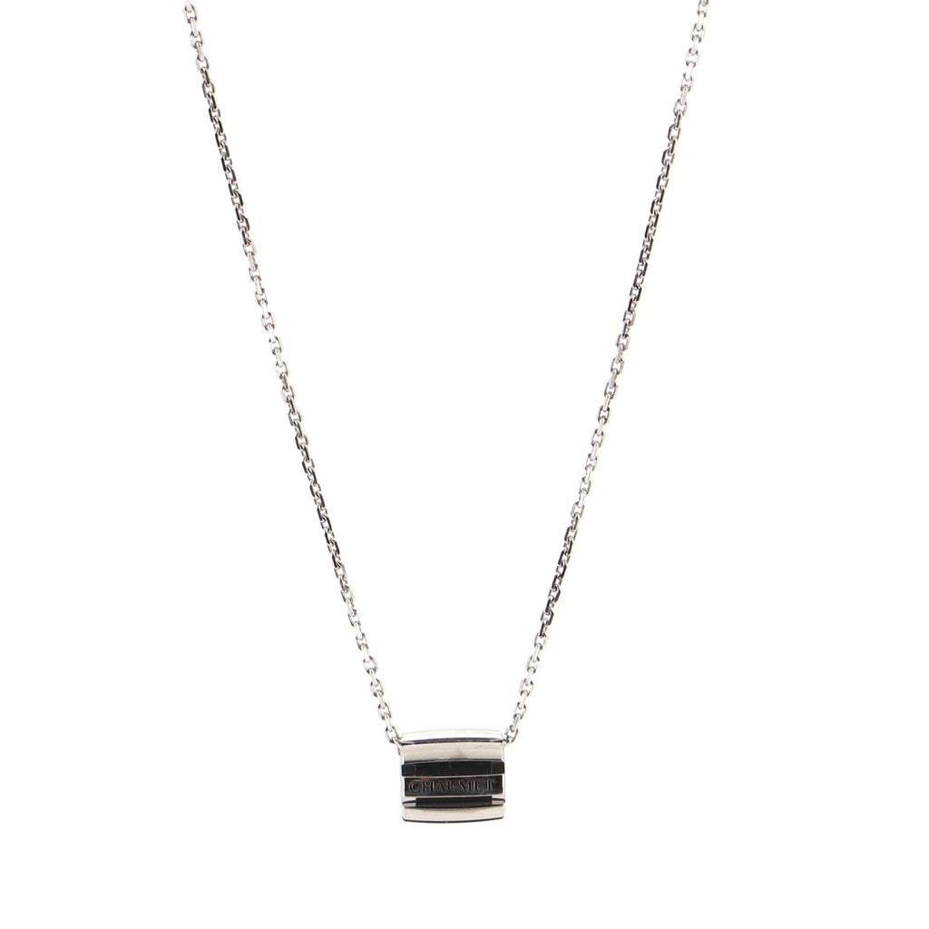 Class One Pendant Necklace 18K White Gold