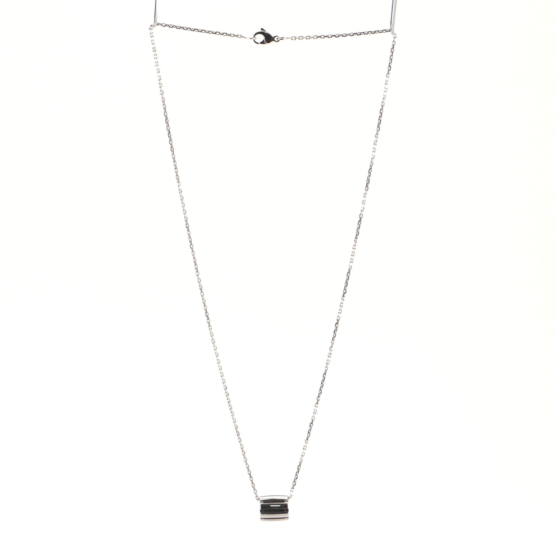 Class One Pendant Necklace 18K White Gold
