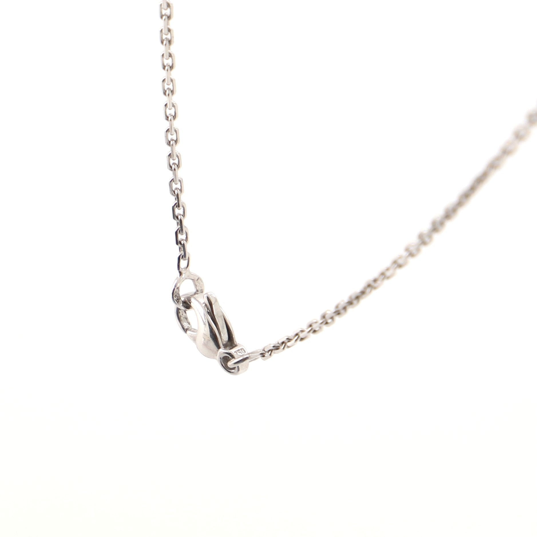 Class One Pendant Necklace 18K White Gold