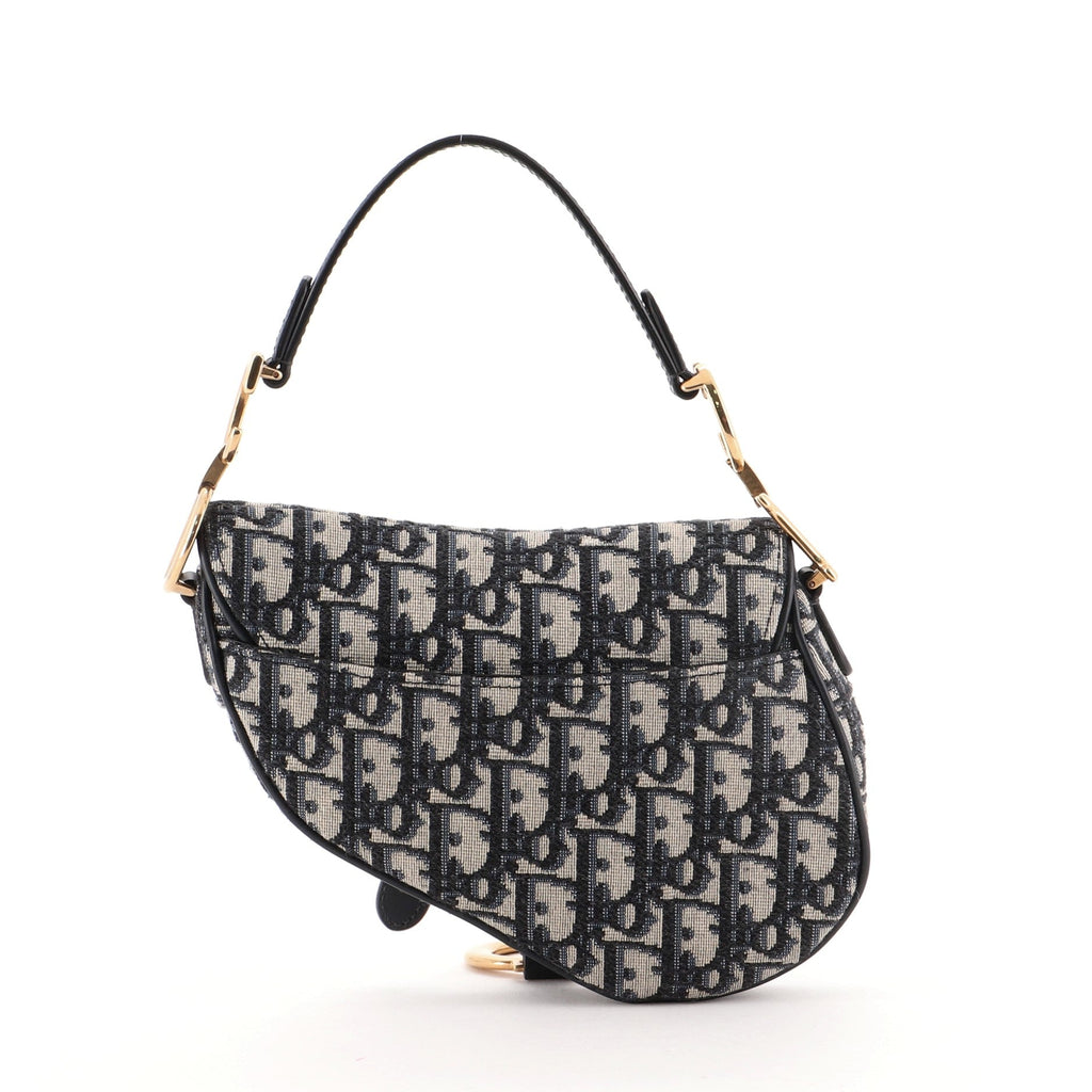 Saddle Handbag Oblique Canvas Mini