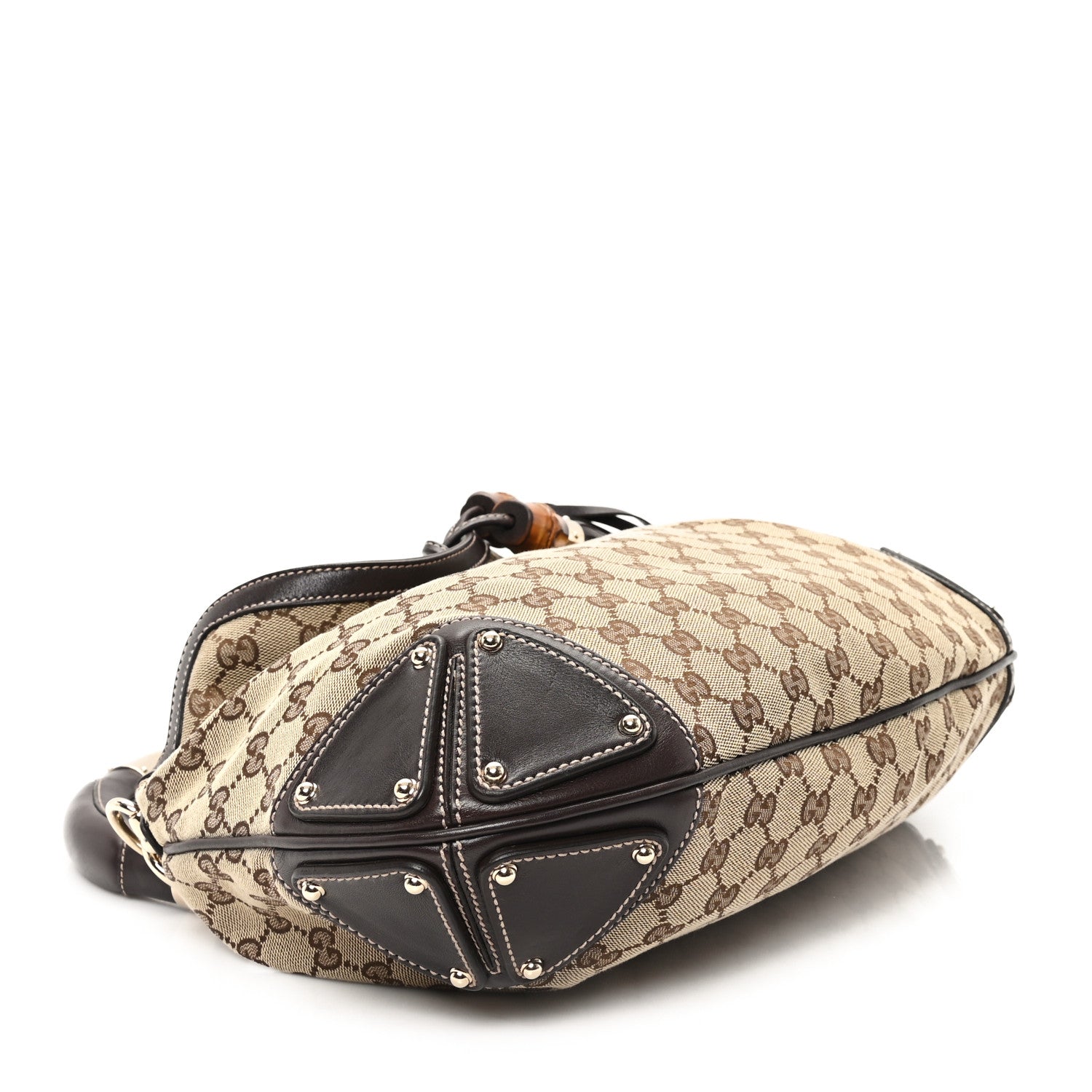 Monogram Medium Indy Top Handle Hobo Dark Brown