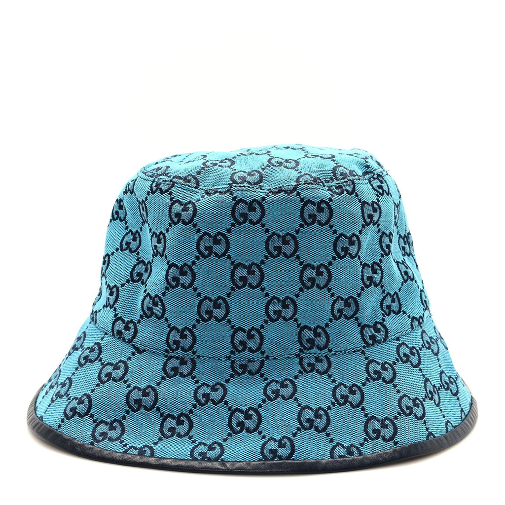 Monogram Multicolor New Sakai Calfskin Bob Malibu Bucket Hat L Light Blue