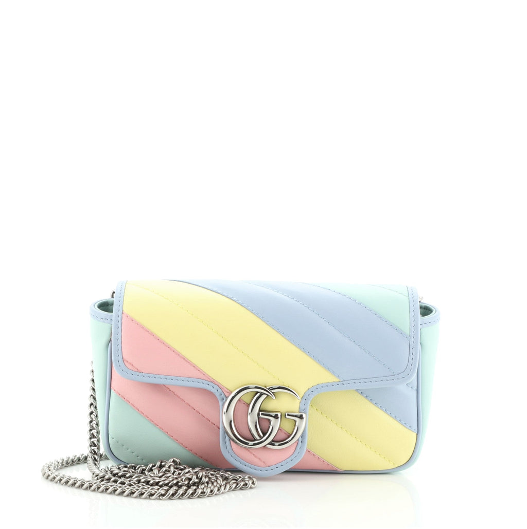 GG Marmont Flap Bag Matelasse Leather Super Mini