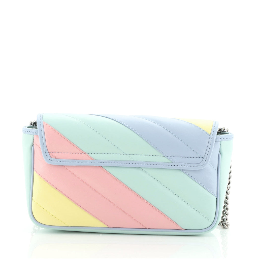 GG Marmont Flap Bag Matelasse Leather Super Mini