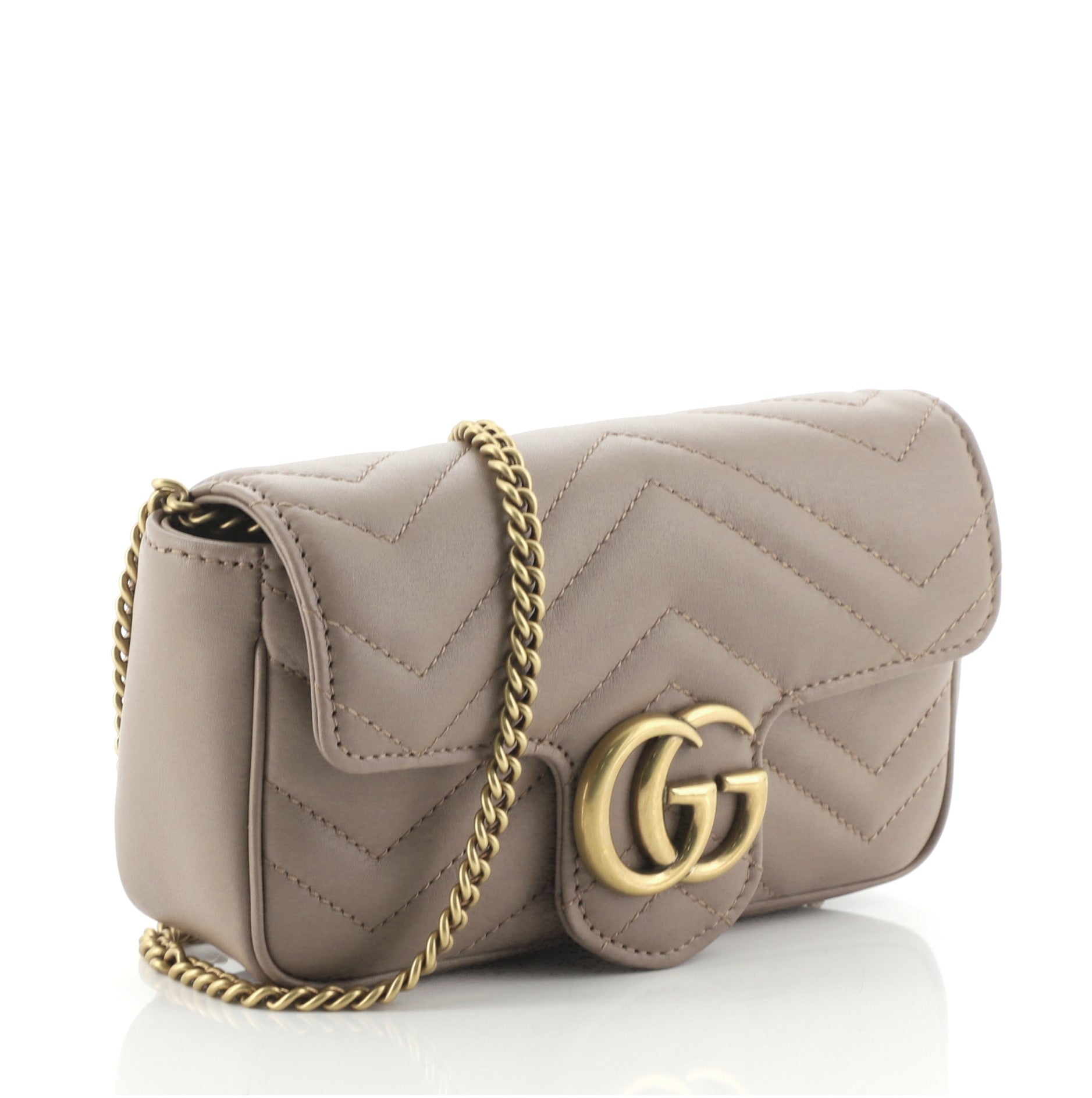 GG Marmont Flap Bag Matelasse Leather Super Mini