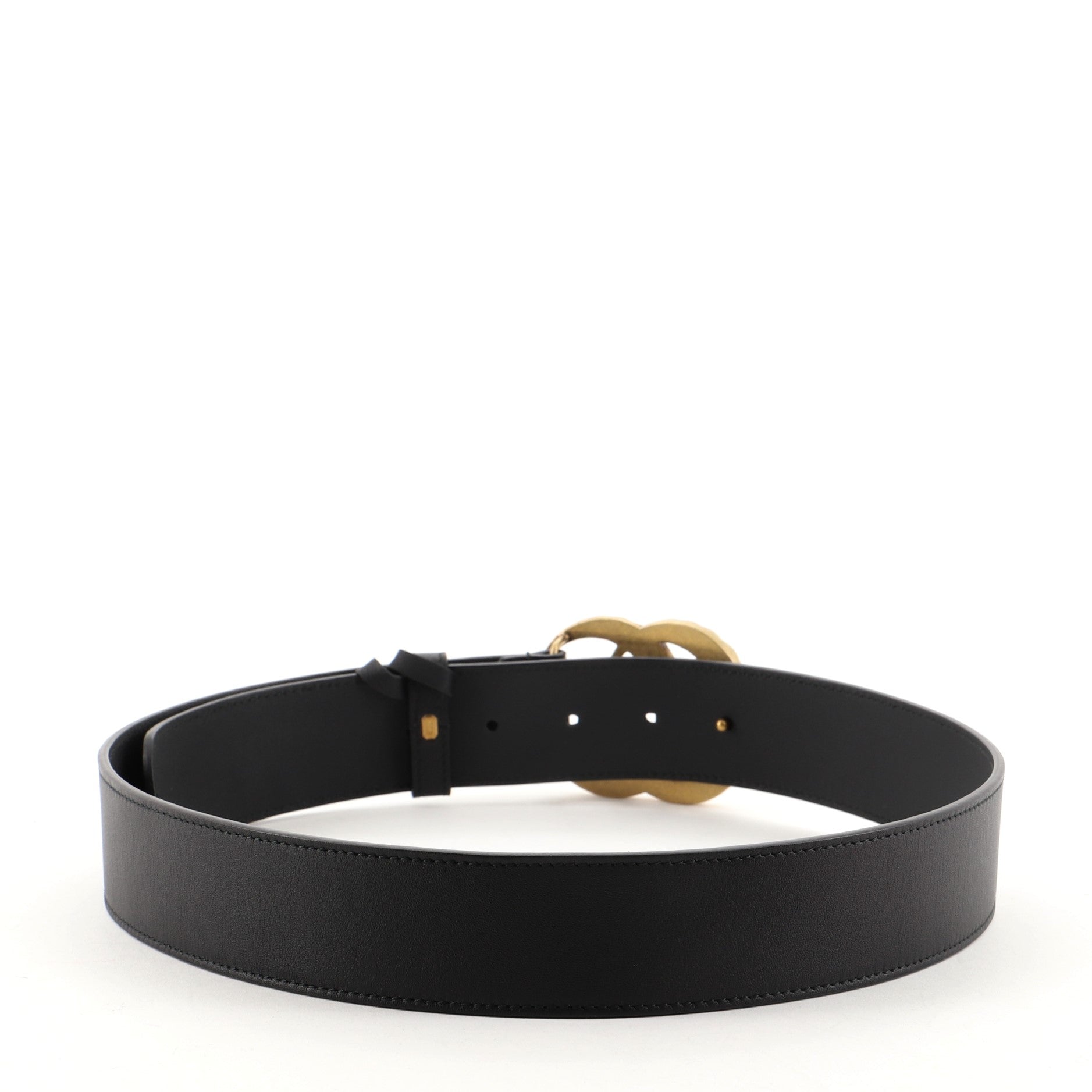 Pearly GG Marmont Belt Leather Wide 80