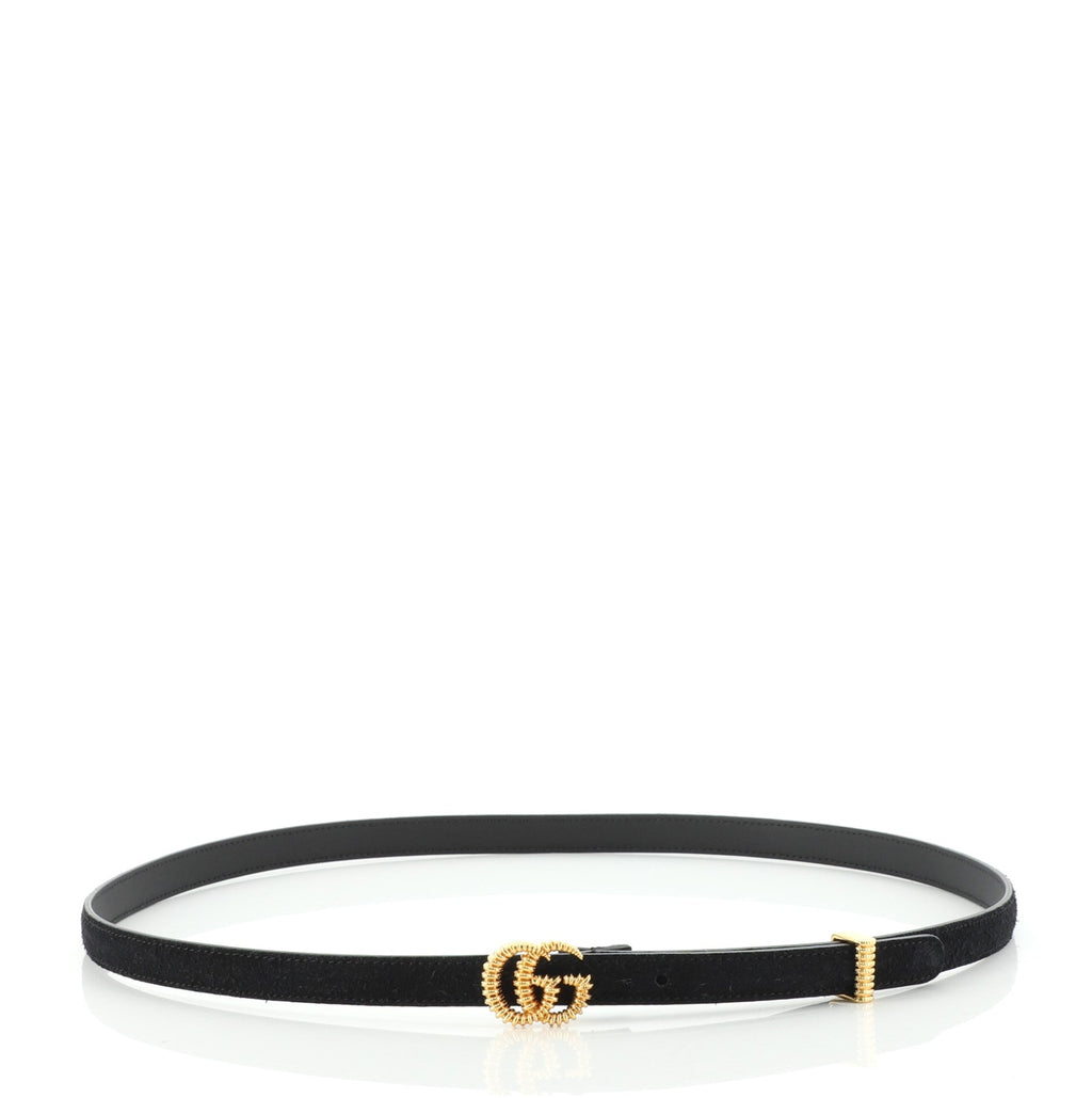 GG Torchon Belt Suede Thin 95