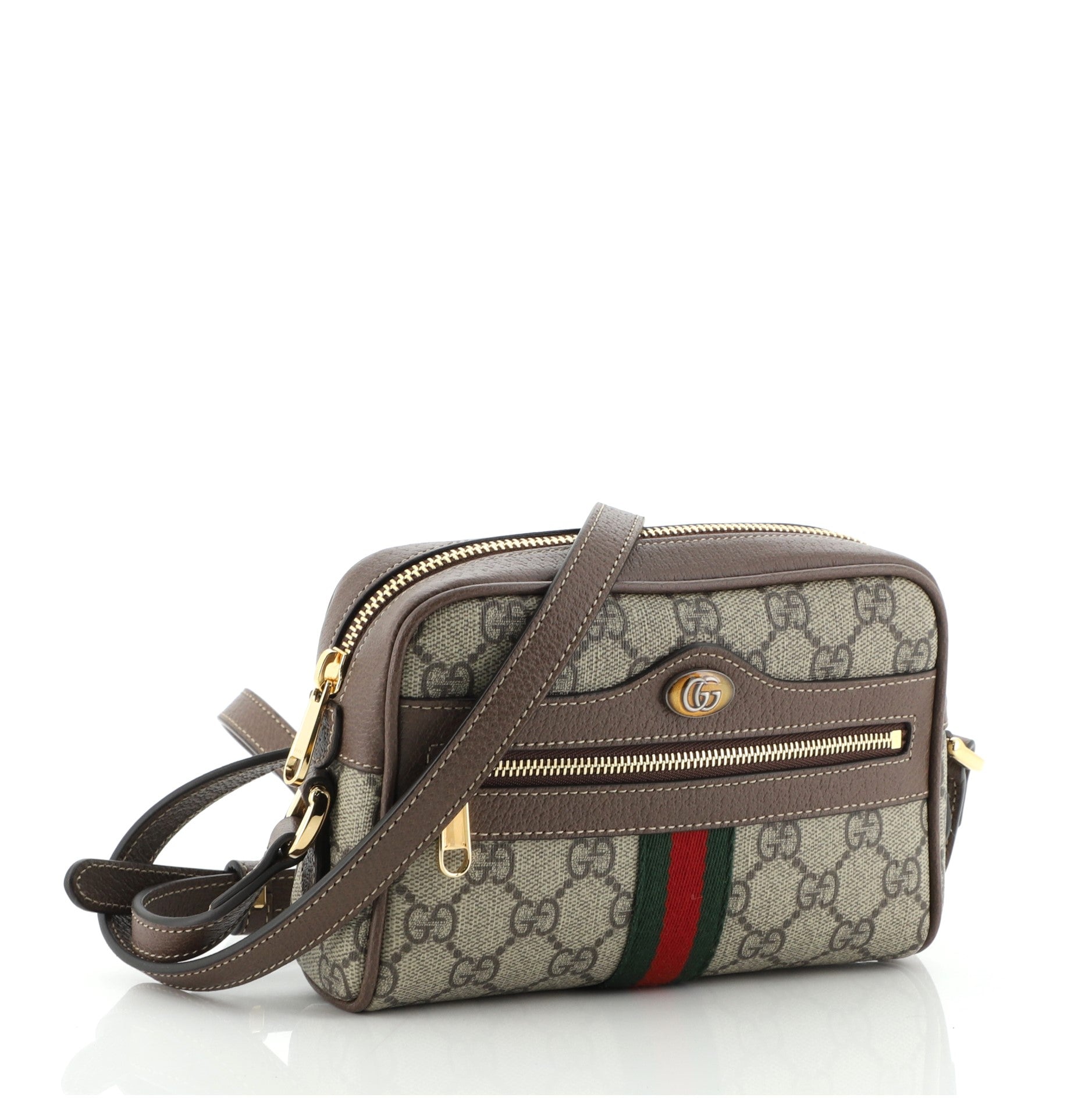 Ophidia Shoulder Bag GG Coated Canvas Mini