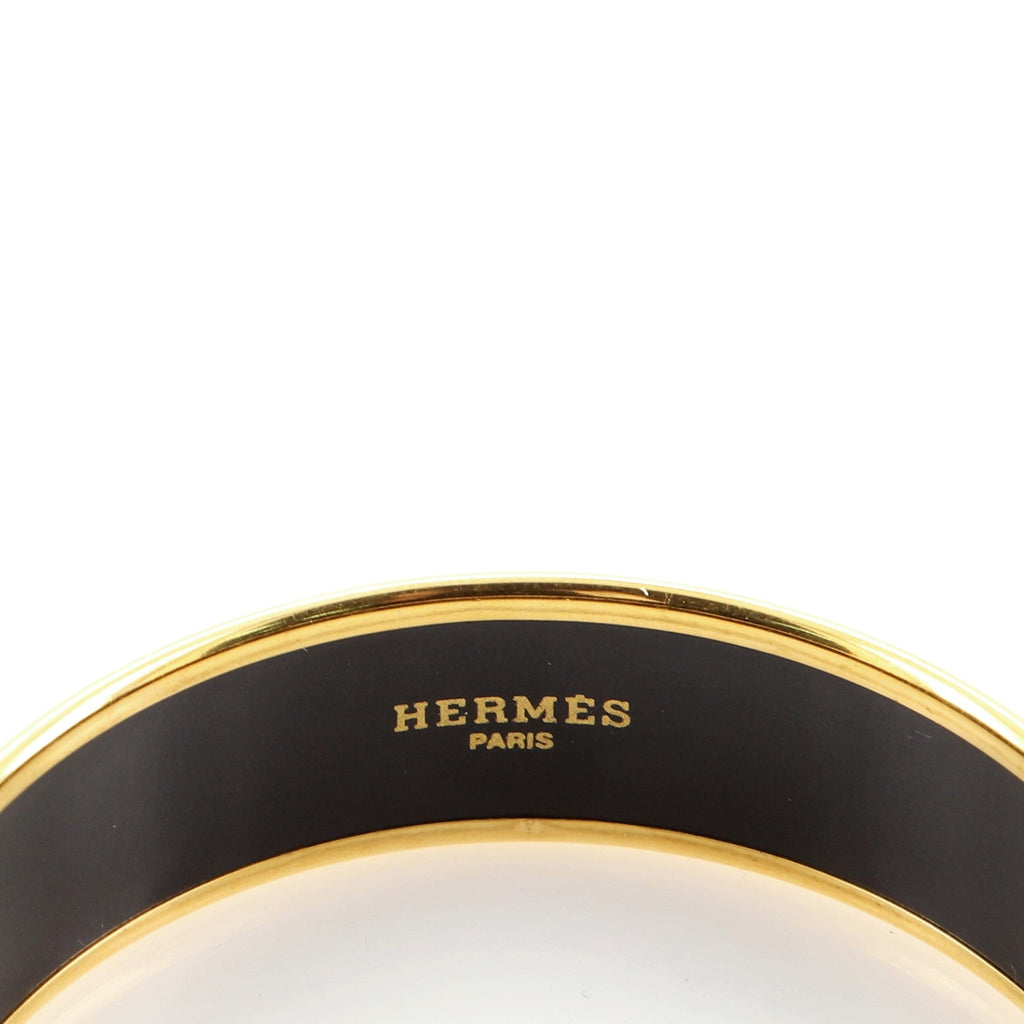 Bangle Bracelet Printed Enamel Wide
