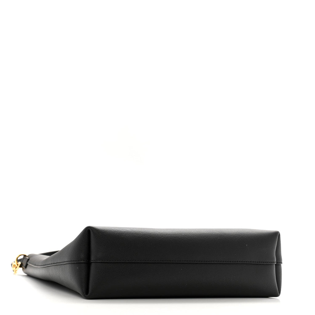 Calfskin Toy Shopping Tote Black