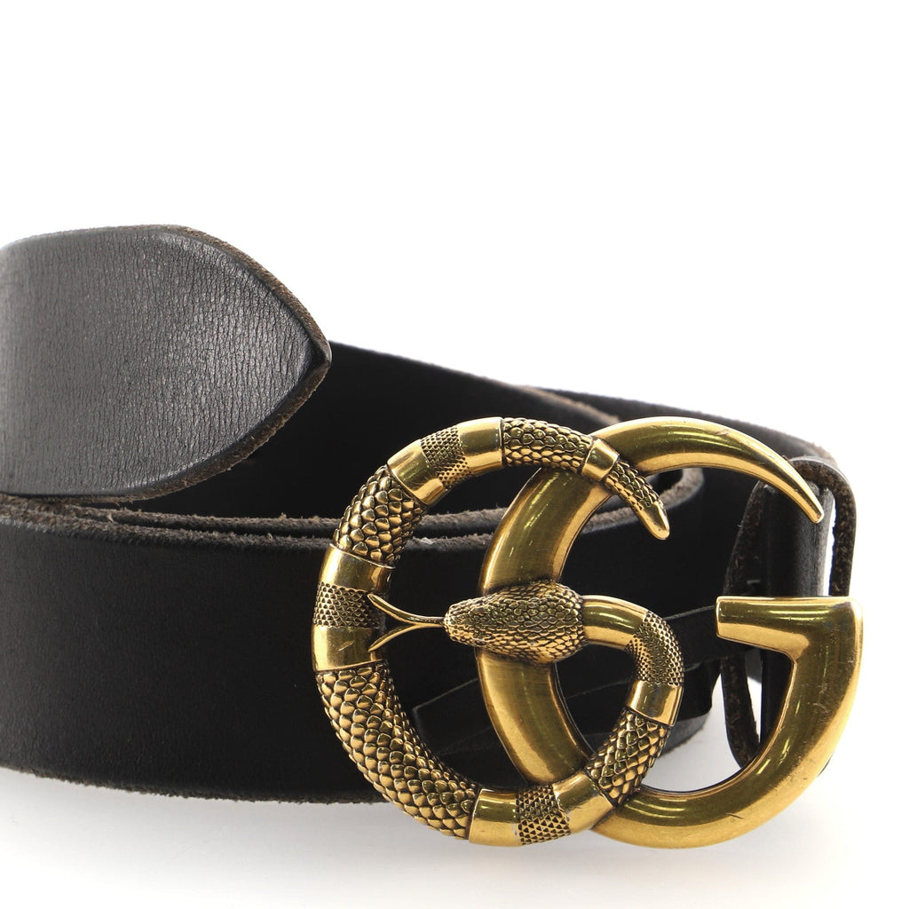 Snake Marmont Belt Leather Wide 85
