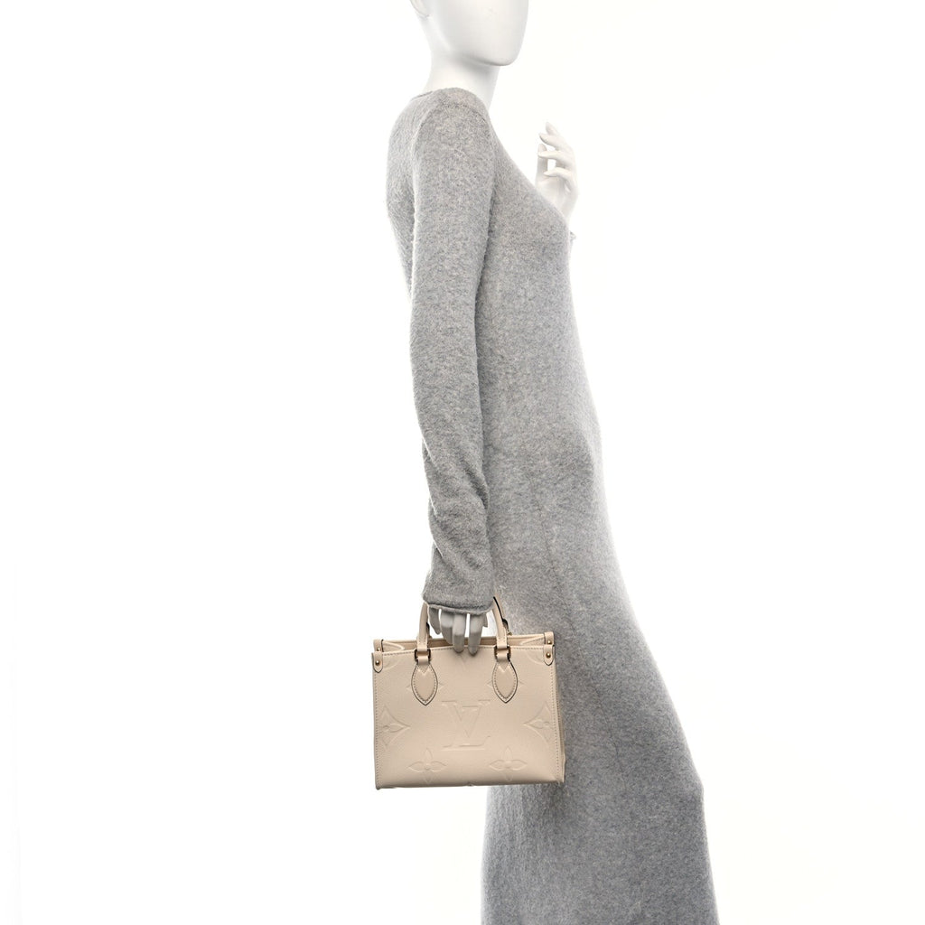 Empreinte Monogram Giant Onthego PM Cream Beige