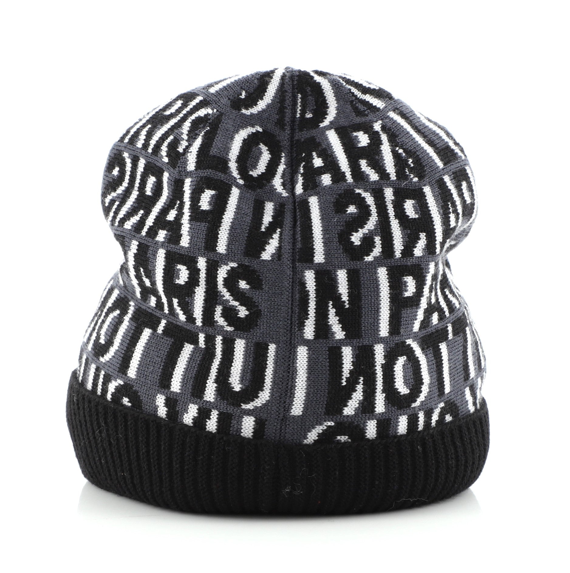 3D Logo Beanie Knit Wool XS