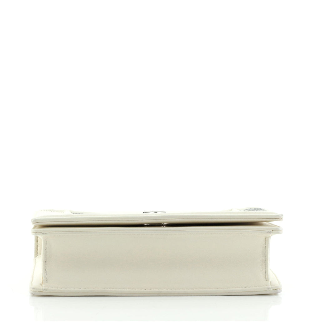 Diorama Flap Bag Sequin Embellished Lambskin Mini