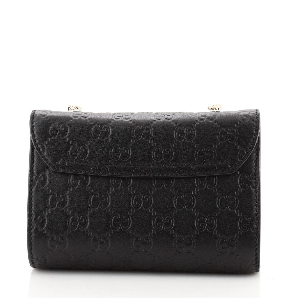 Emily Chain Flap Bag Guccissima Leather Mini