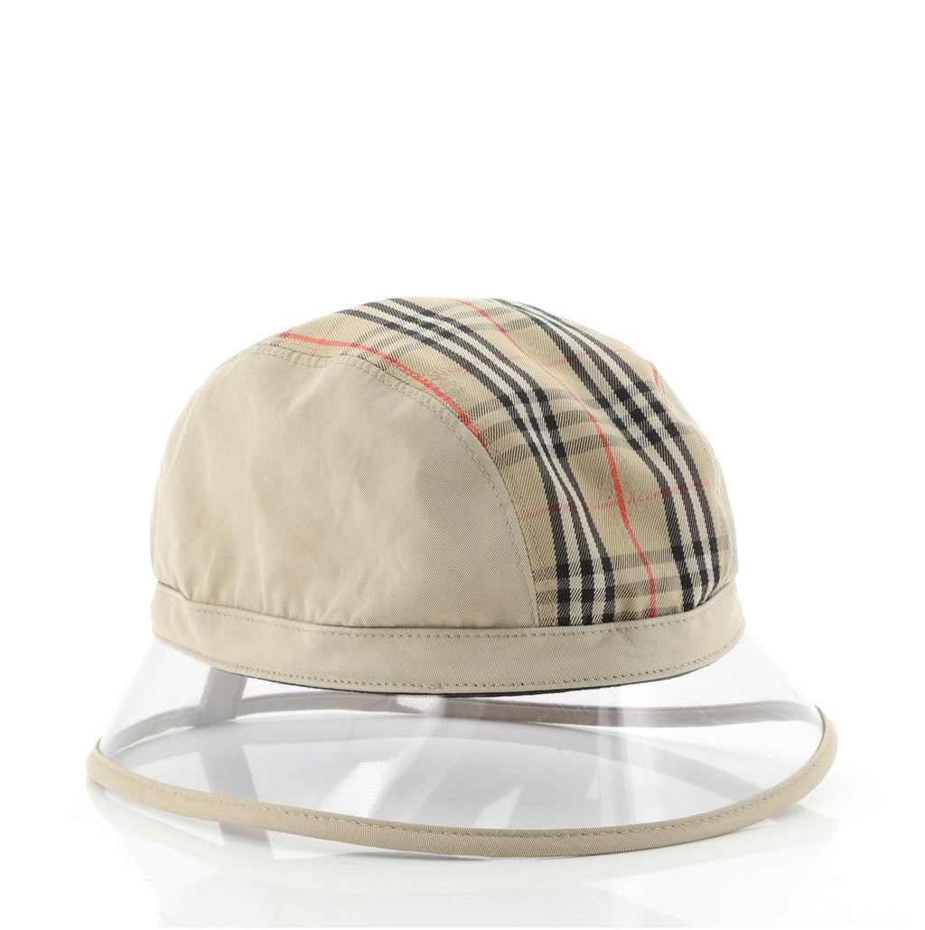 1983 Bucket Hat Nova Check Canvas and PVC Large